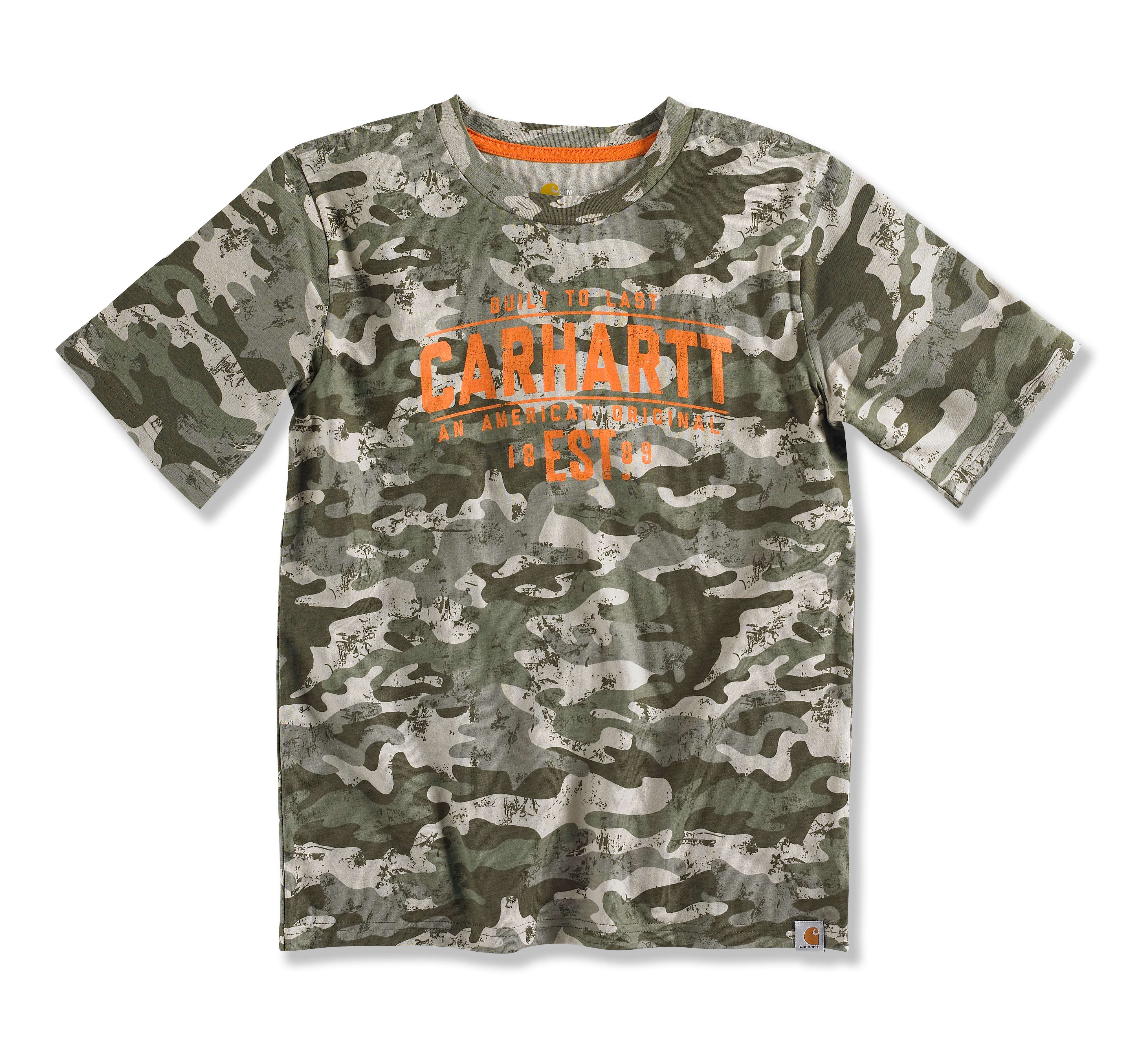 BOY'S CAMO WORK CREW T-SHIRT