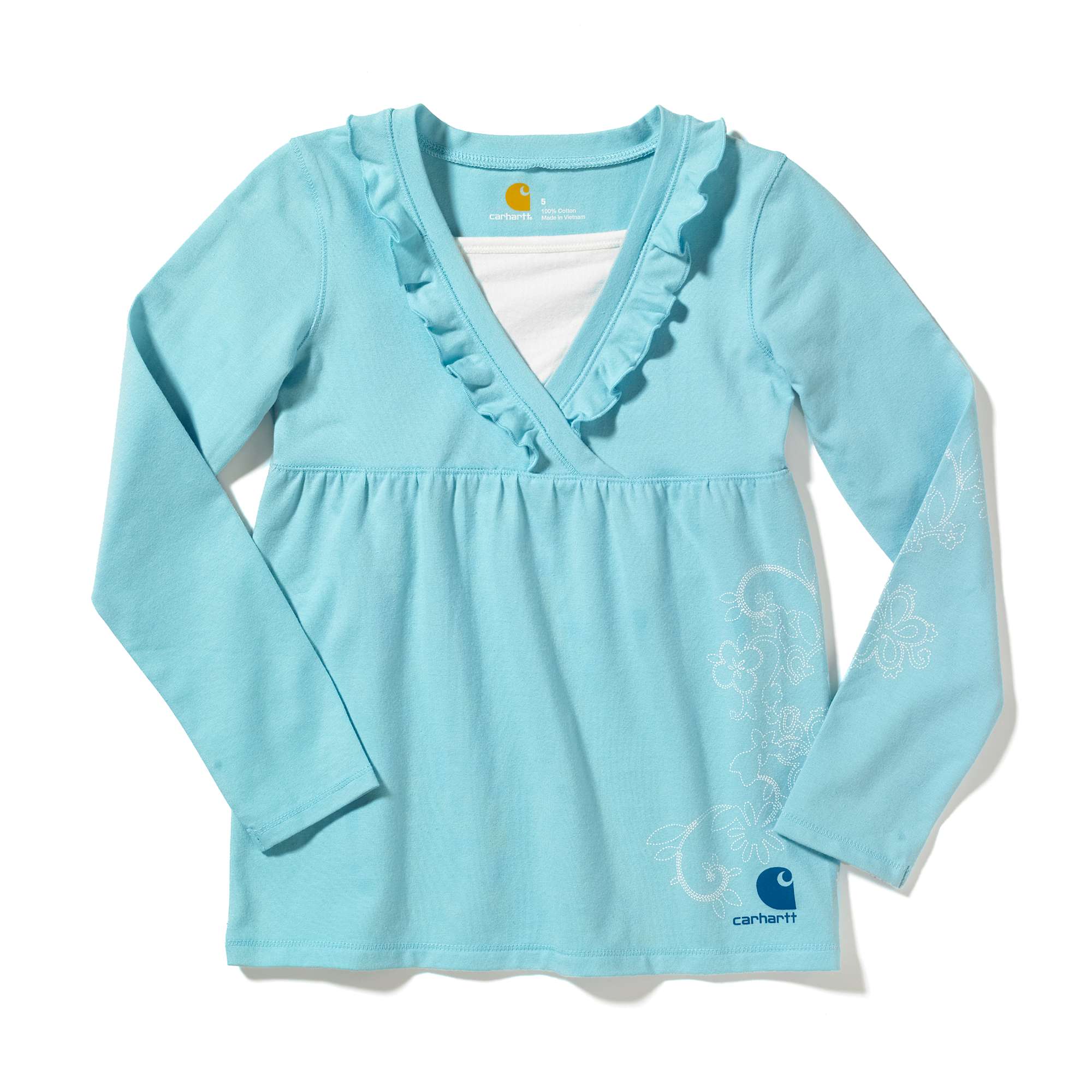Girl's Ruffle-Neck Tunic