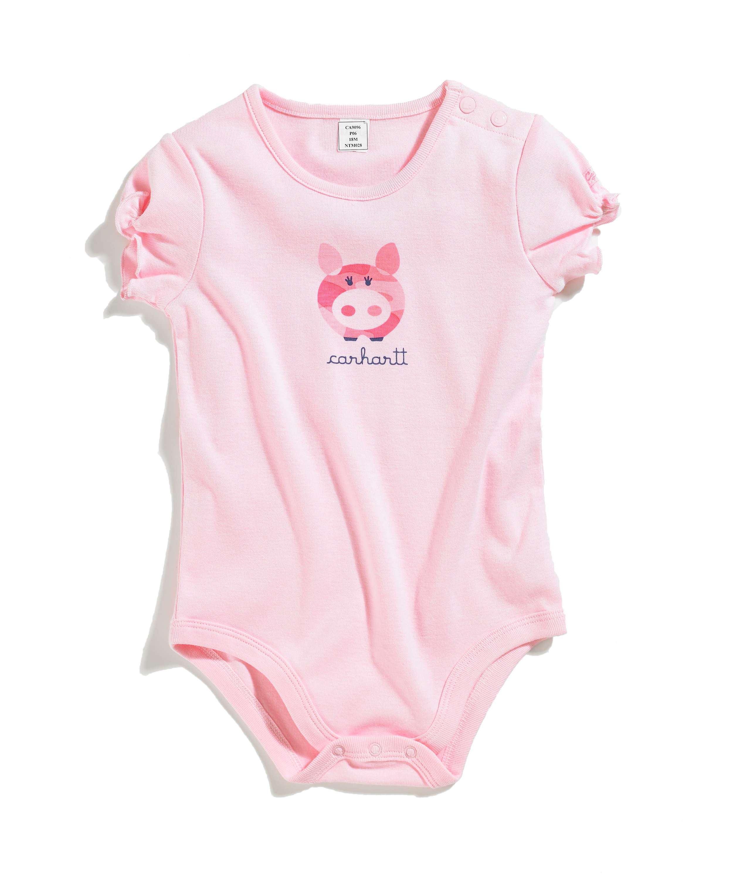 Infant Girls Camo Pig Bodyshirt