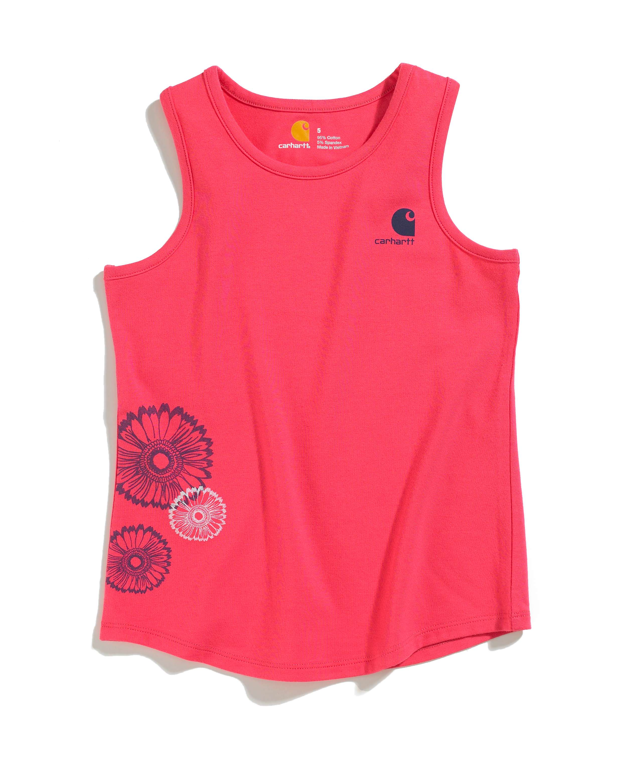 Girls Daisy Logo Sleeveless Racerback Tank