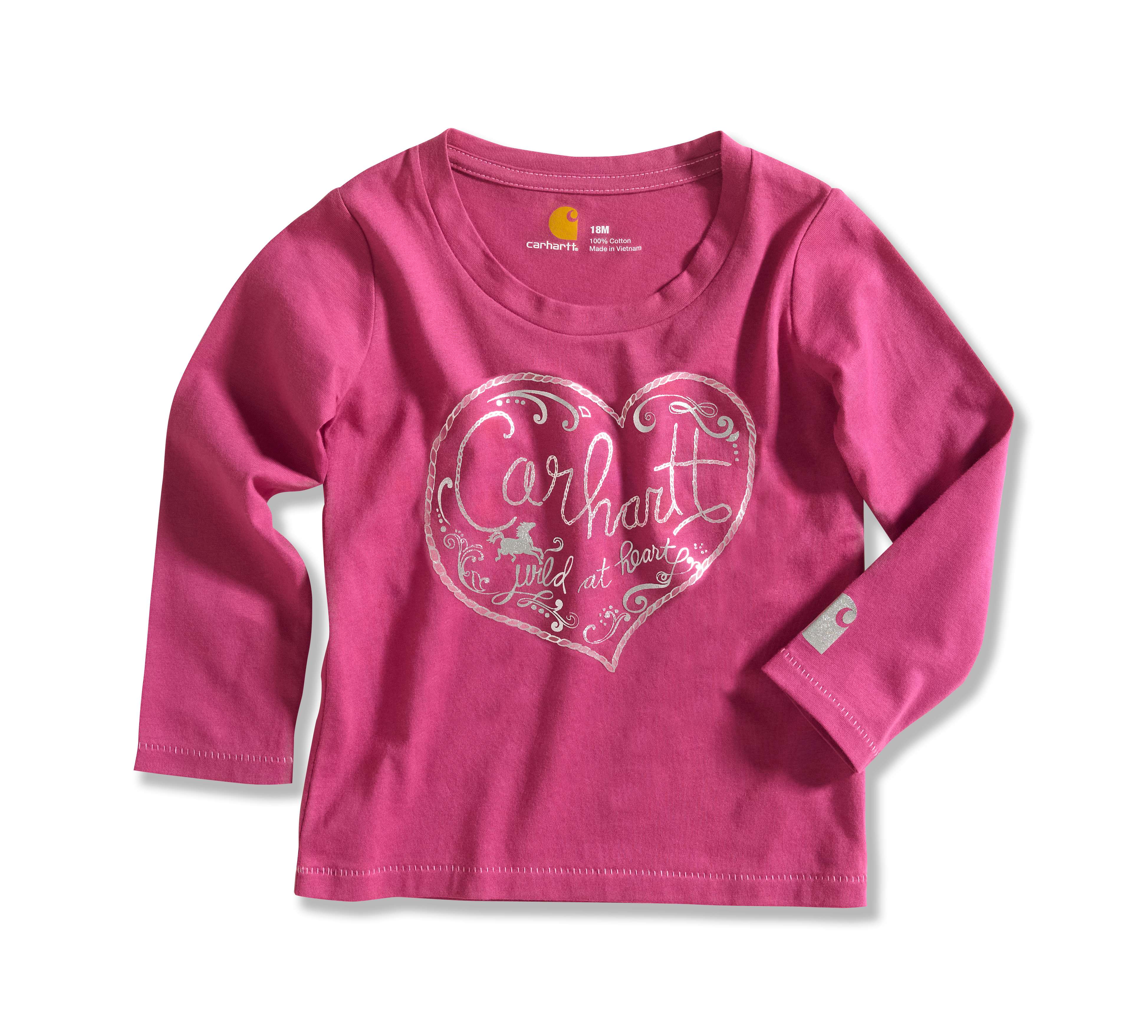Infant/Toddler Girl�s Lasso Heart Long-Sleeve T-Shirt