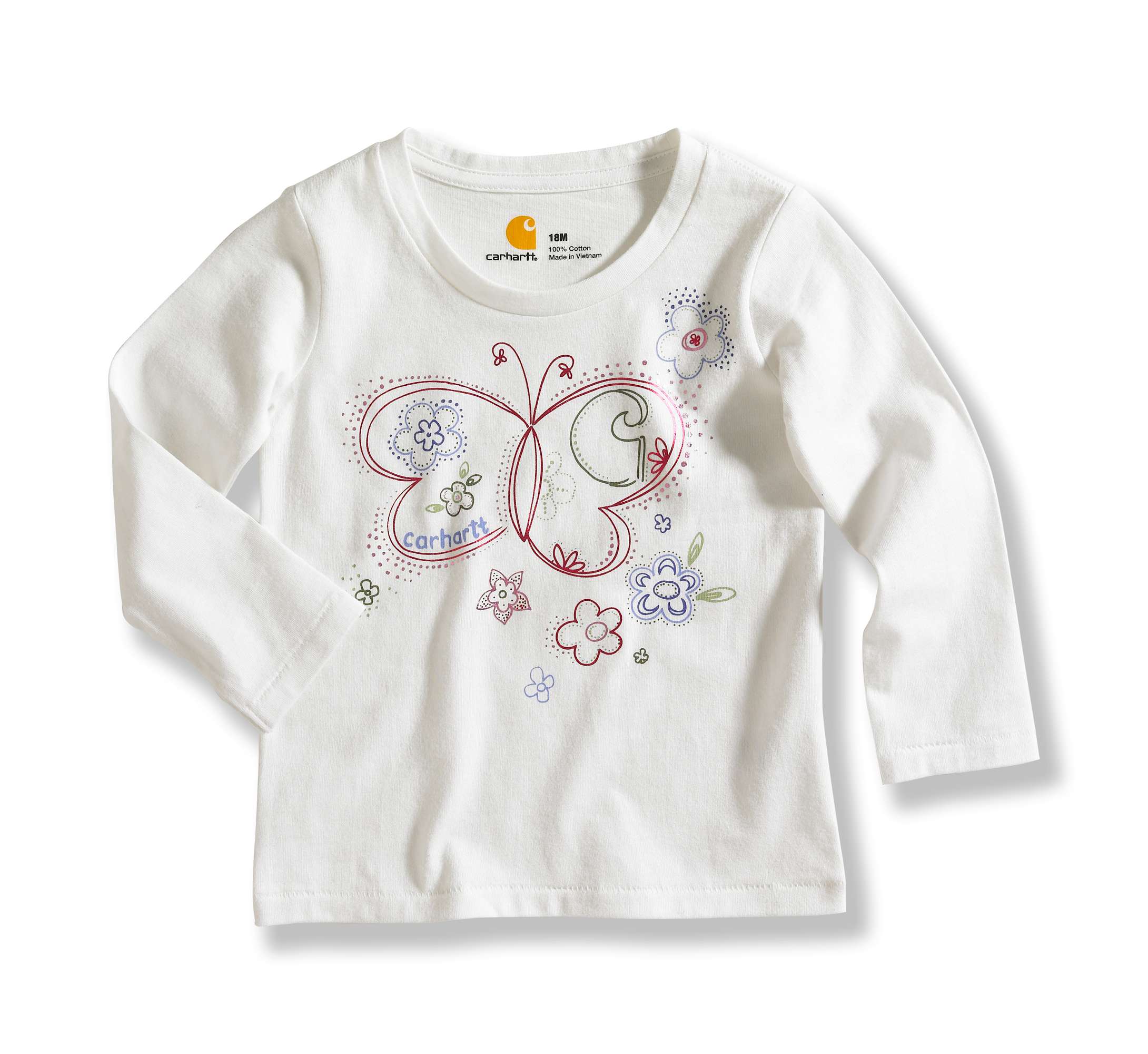 Infant/Toddler Girl�s Butterfly Long-Sleeve T-Shirt