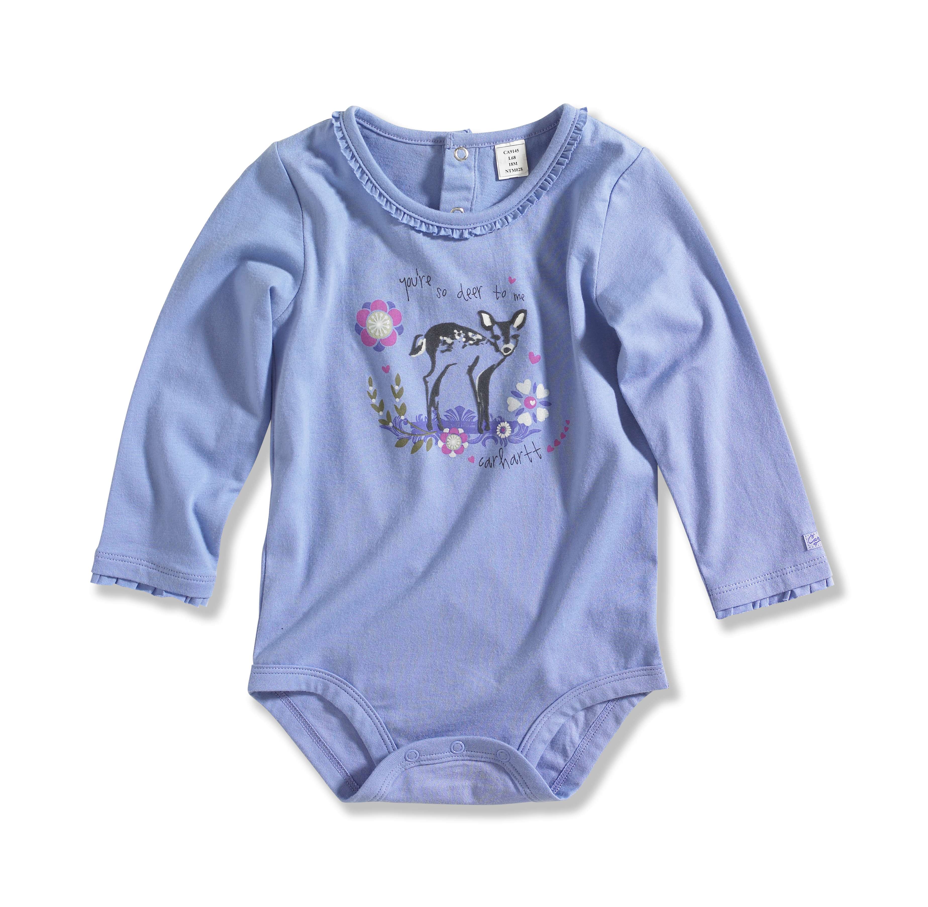 Infant/Toddler Girl�s deer To Me Long-Sleeve Bodyshirt