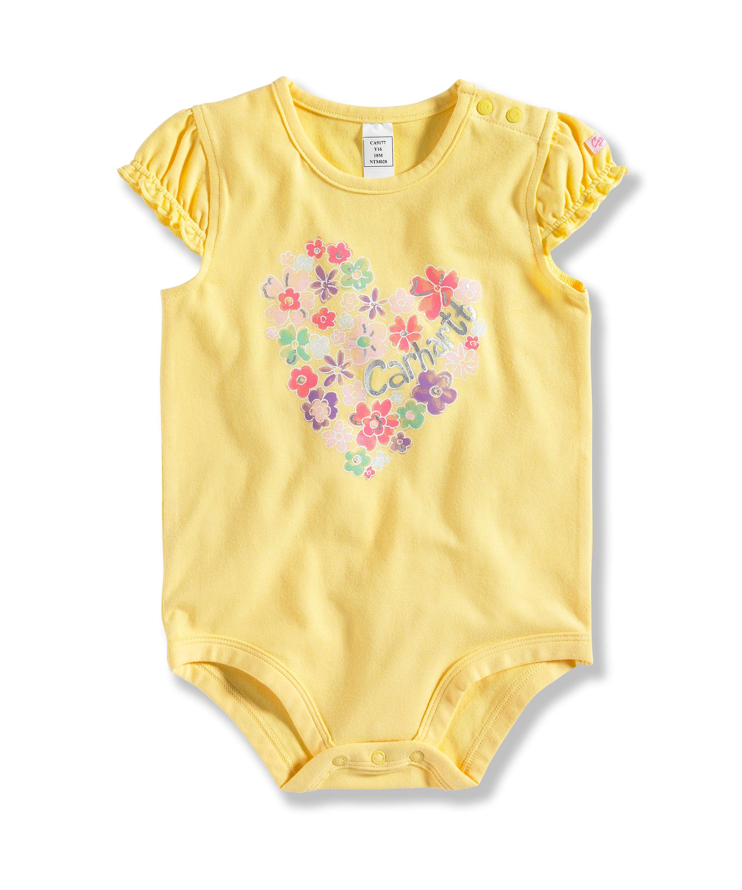 INFANT GIRL'S HEART BODYSHIRT