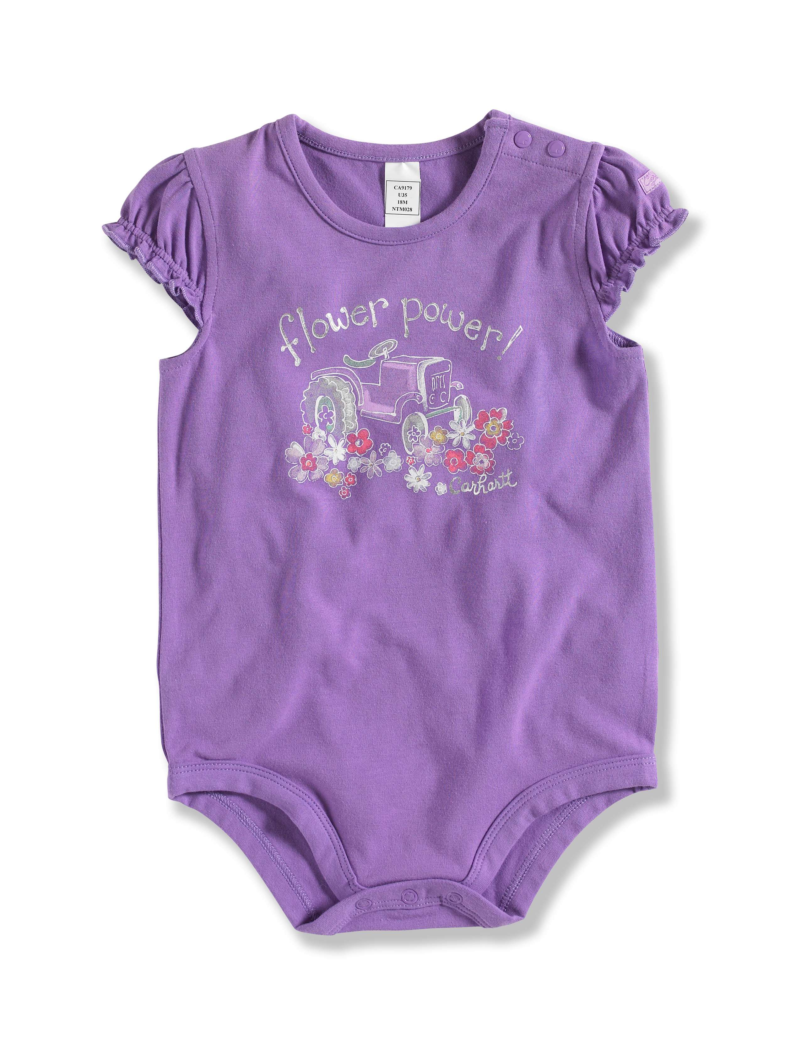 INFANT GIRL'S TRACTOR BODYSHIRT