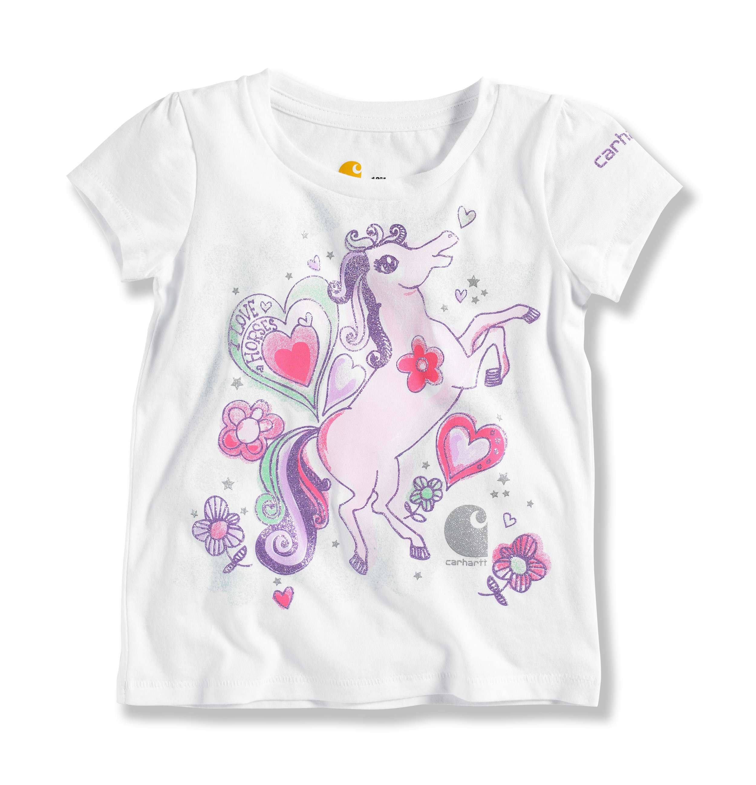 INFANT GIRL'S I LOVE HORSES T-SHIRT