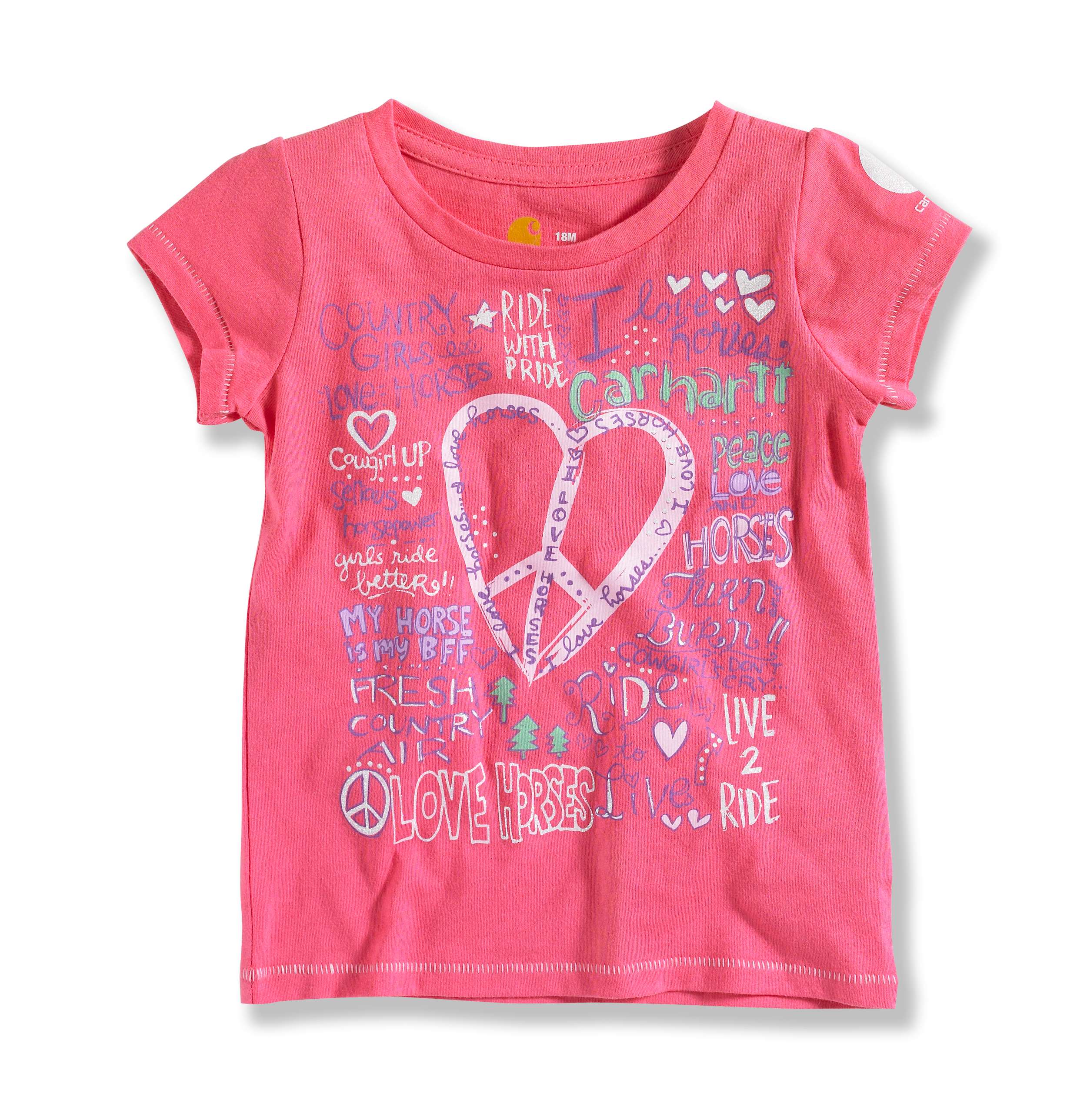INFANT GIRL'S HEART T-SHIRT