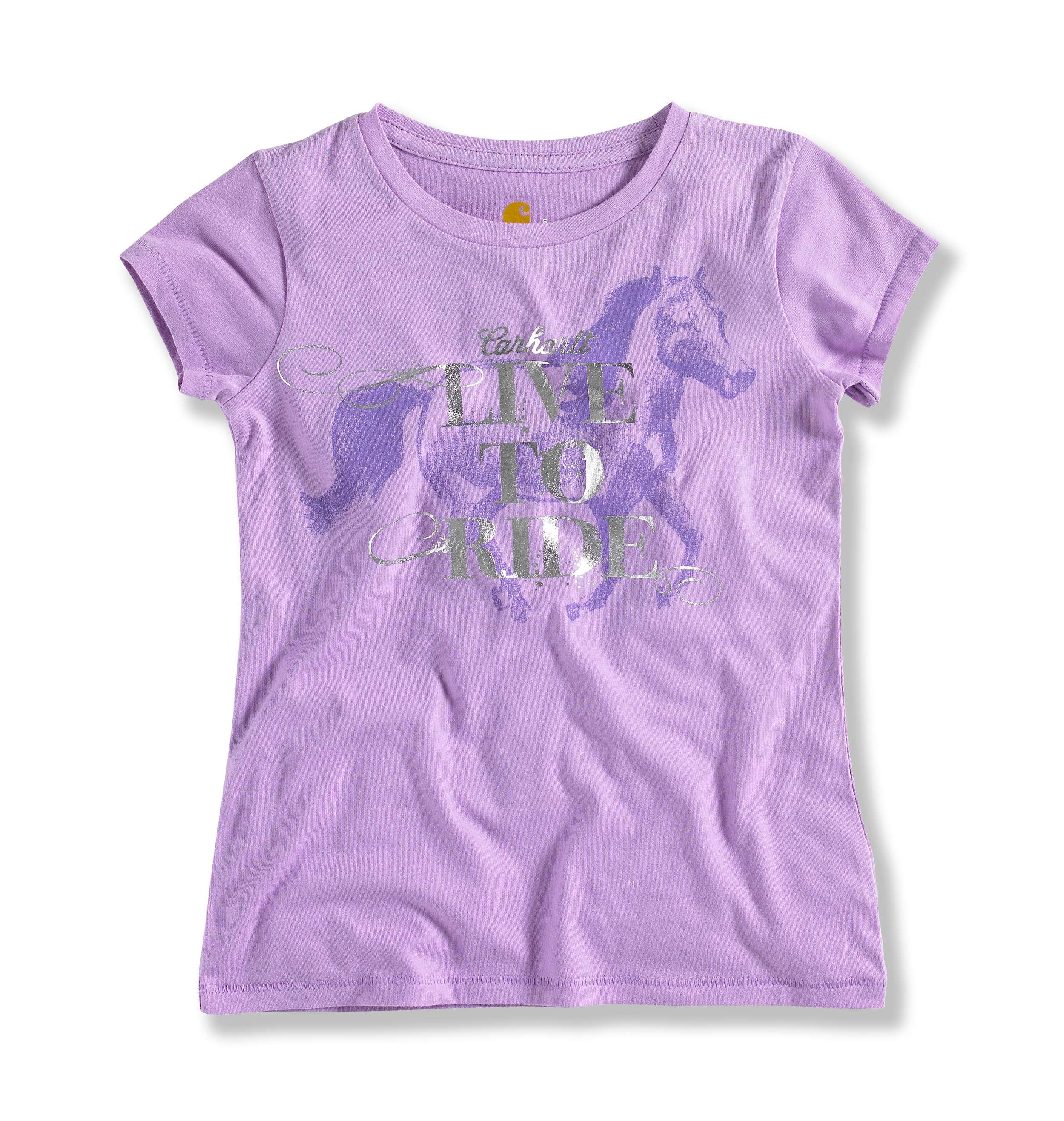 GIRL'S LIVE TO RIDE CREW T-SHIRT