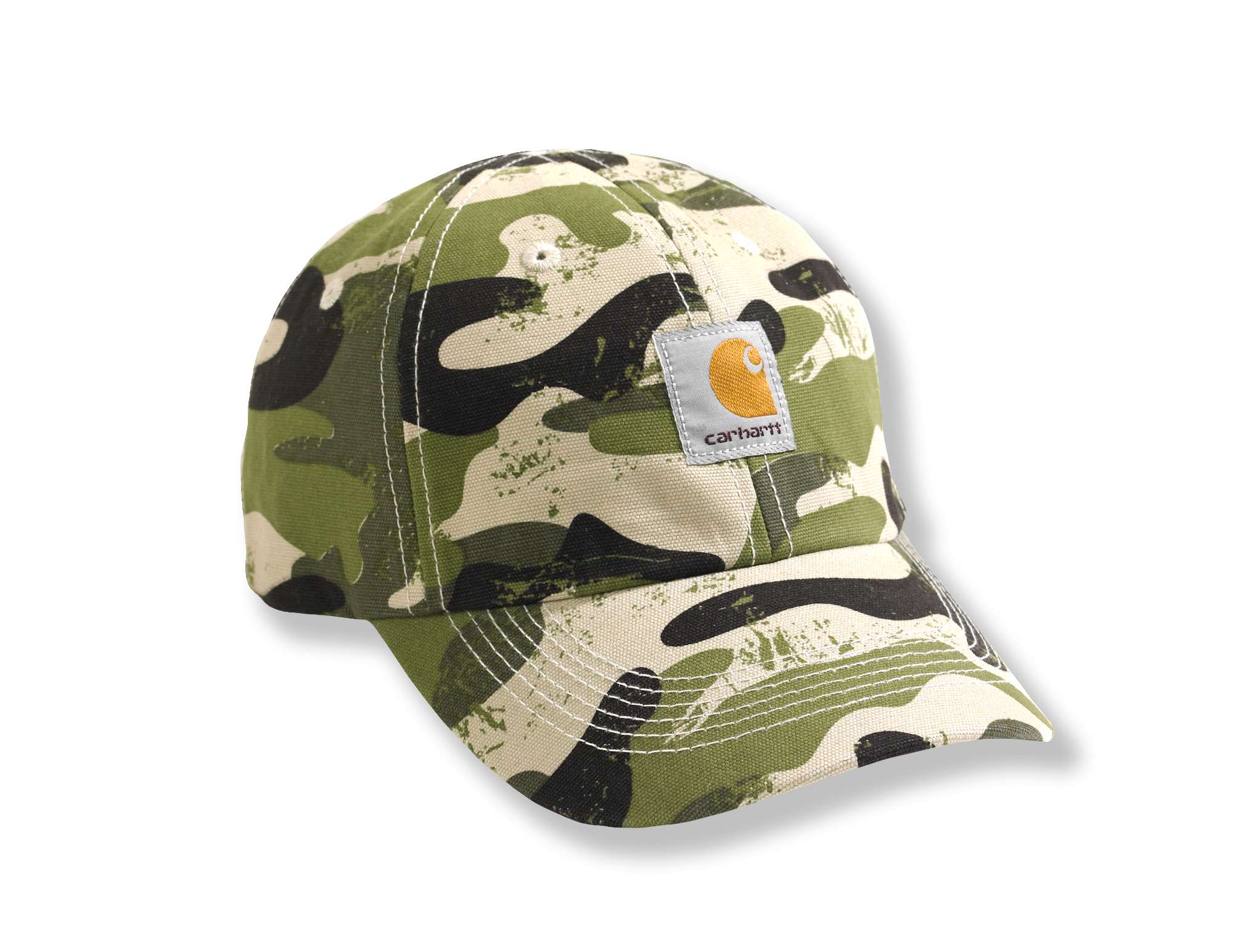 Boys Signature Camo Canvas Cap