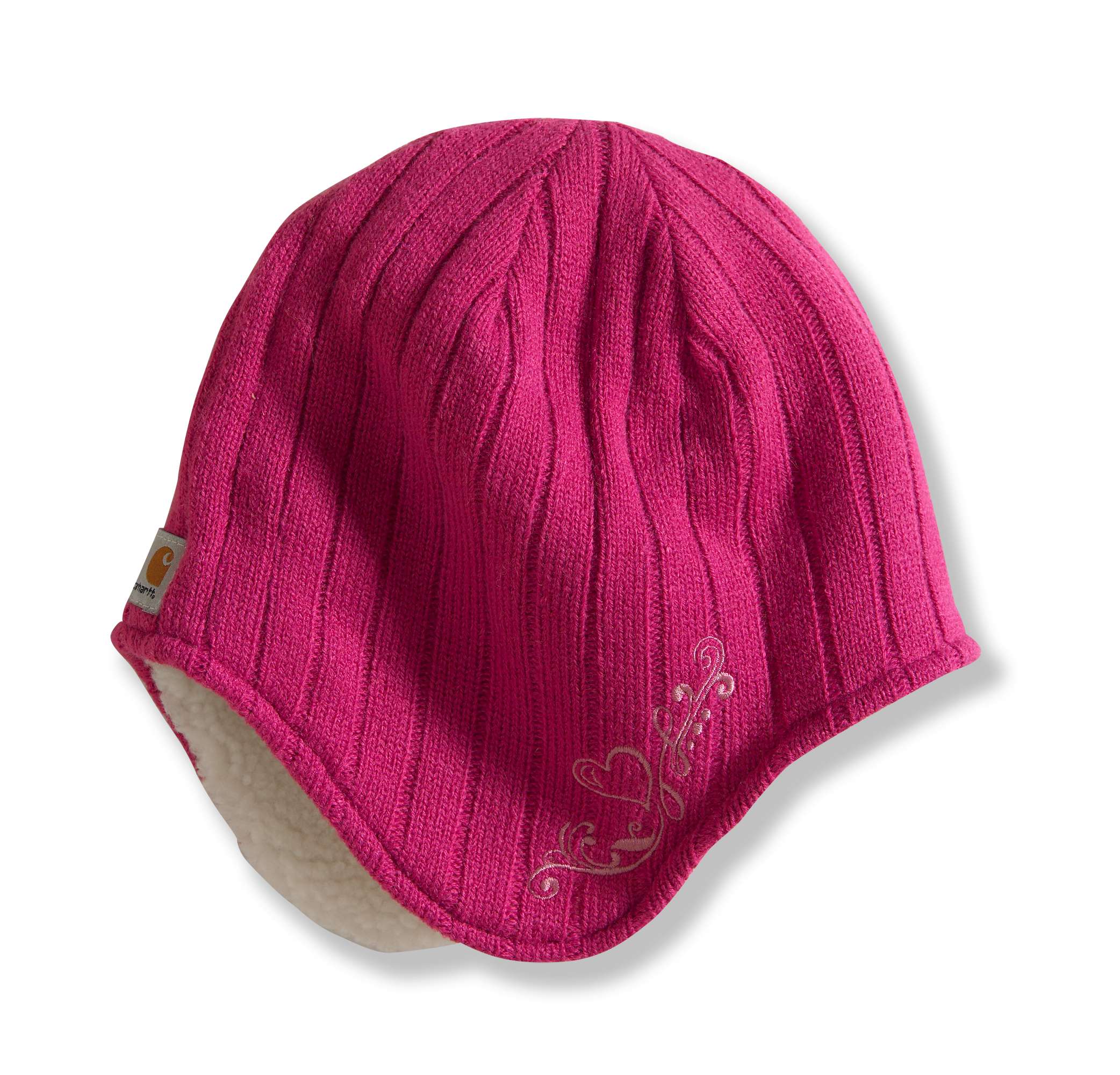 Girls Marled Yarn Ear Flap Hat