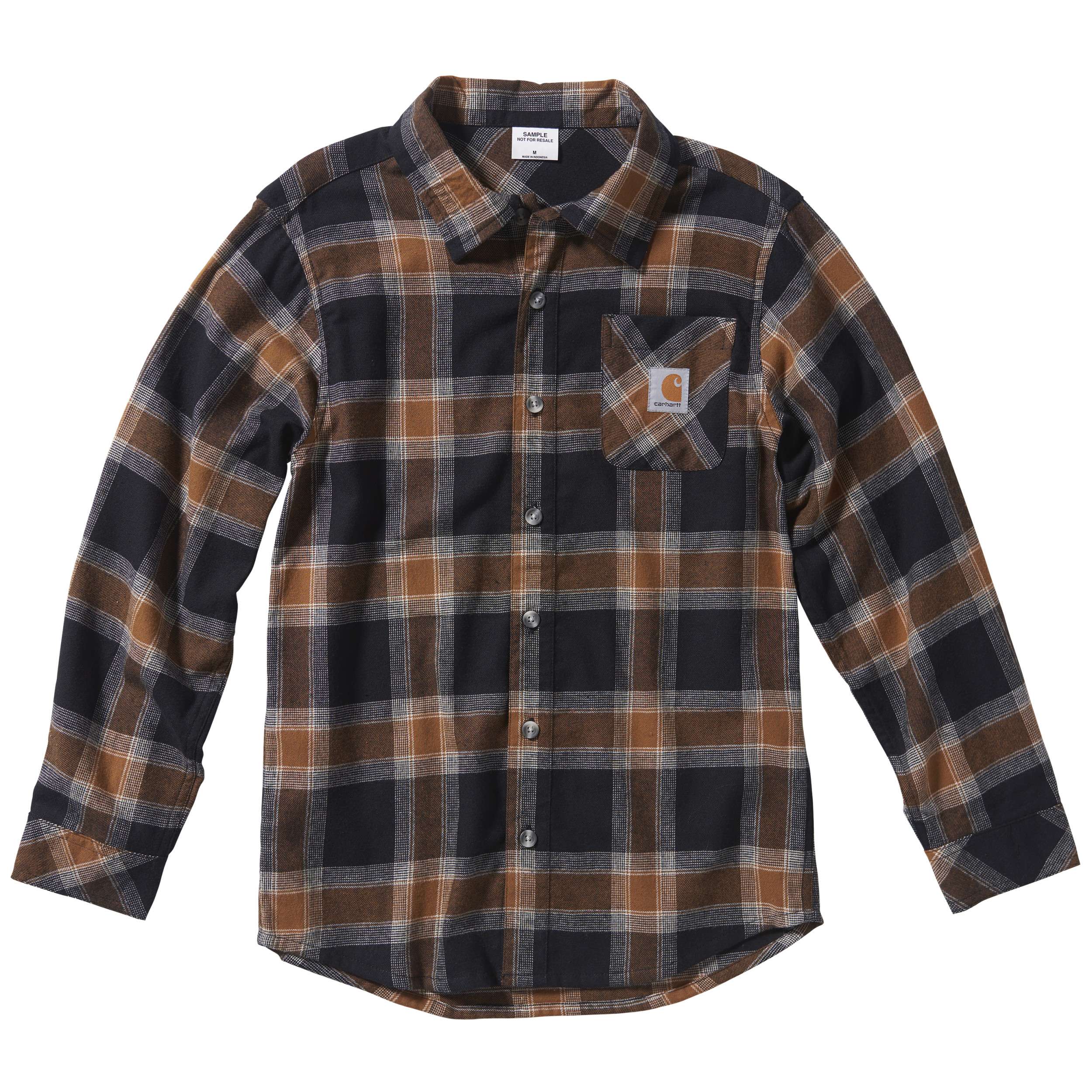 Image of Long Sleeve Plaid Shirt