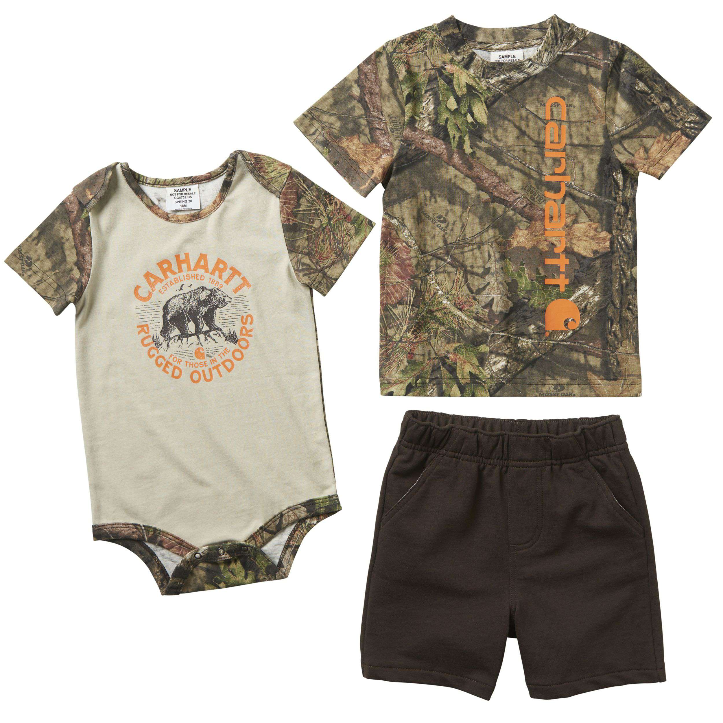 3-Piece Camo Short Gift Set