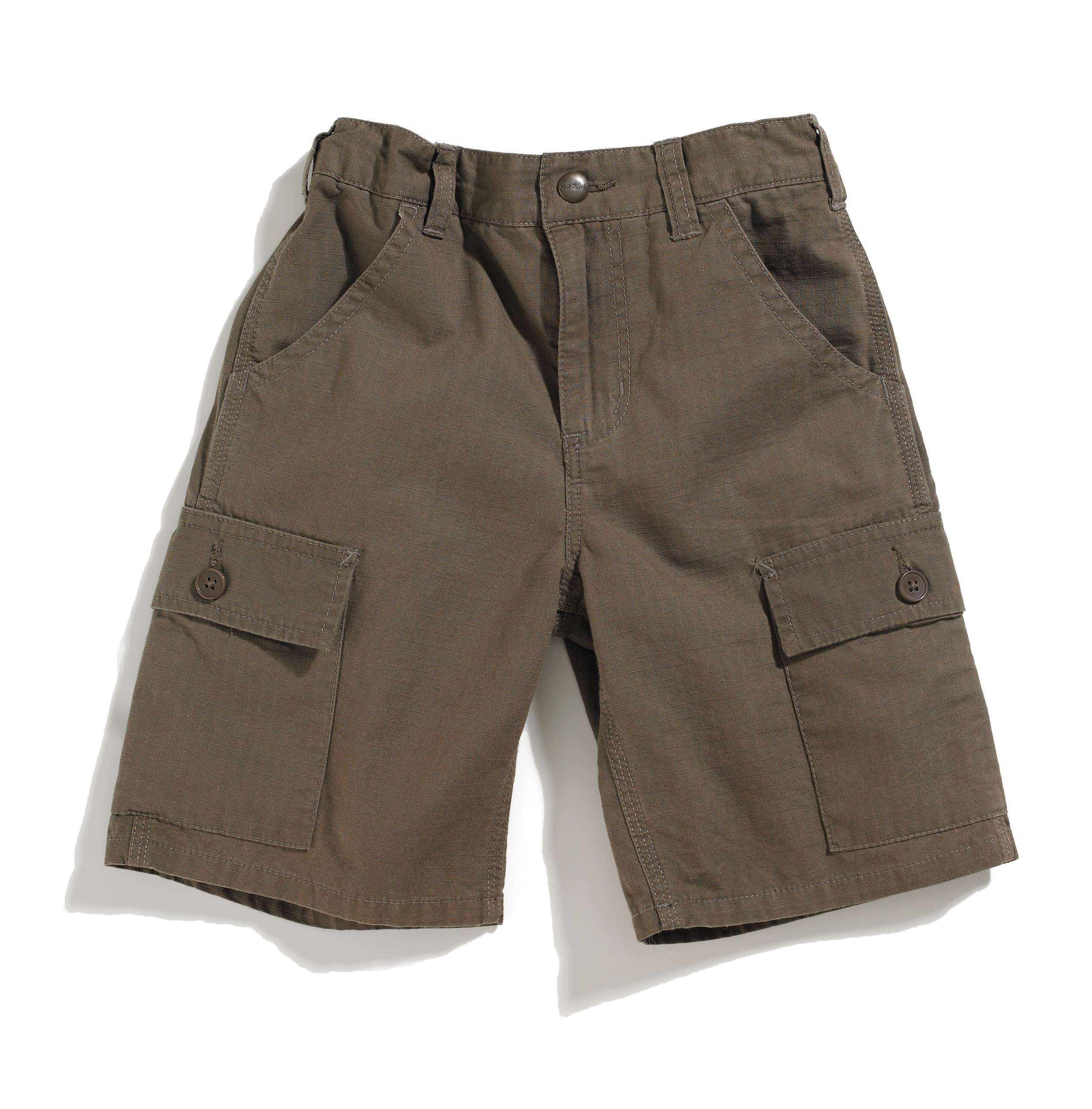 Boys Washed Ripstop Cargo Short