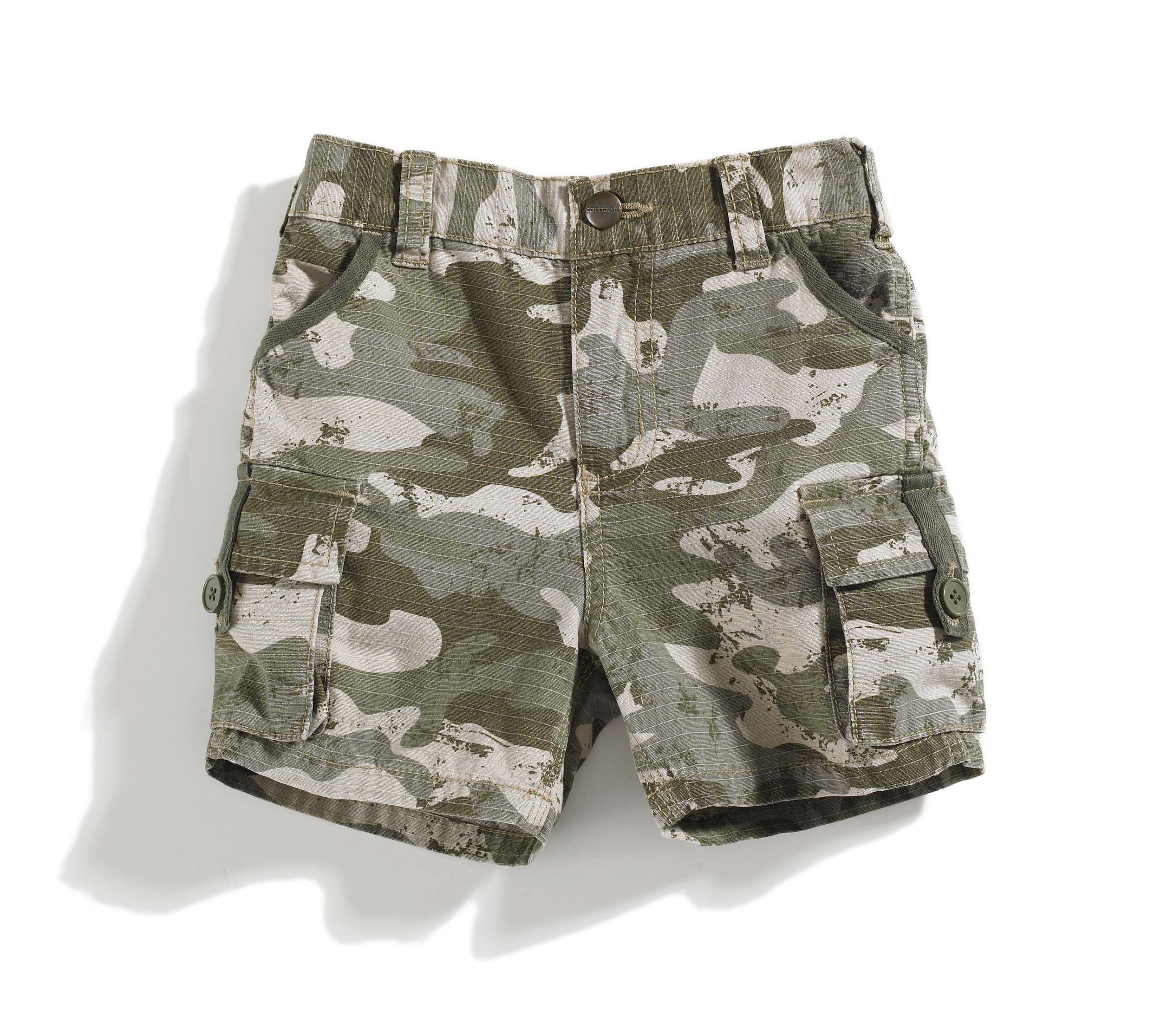 Boys Infant/Toddler Washed Camo Ripstop Short