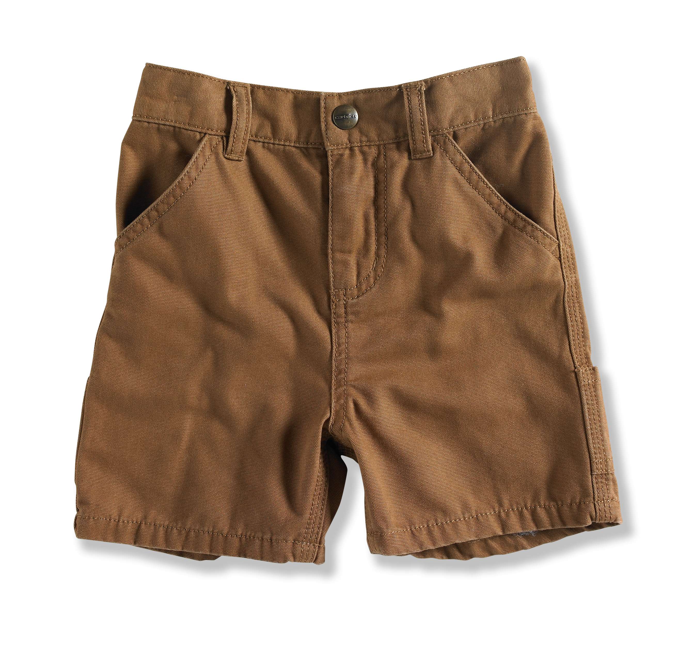 INFANT BOY'S CANVAS DUNGAREE SHORT