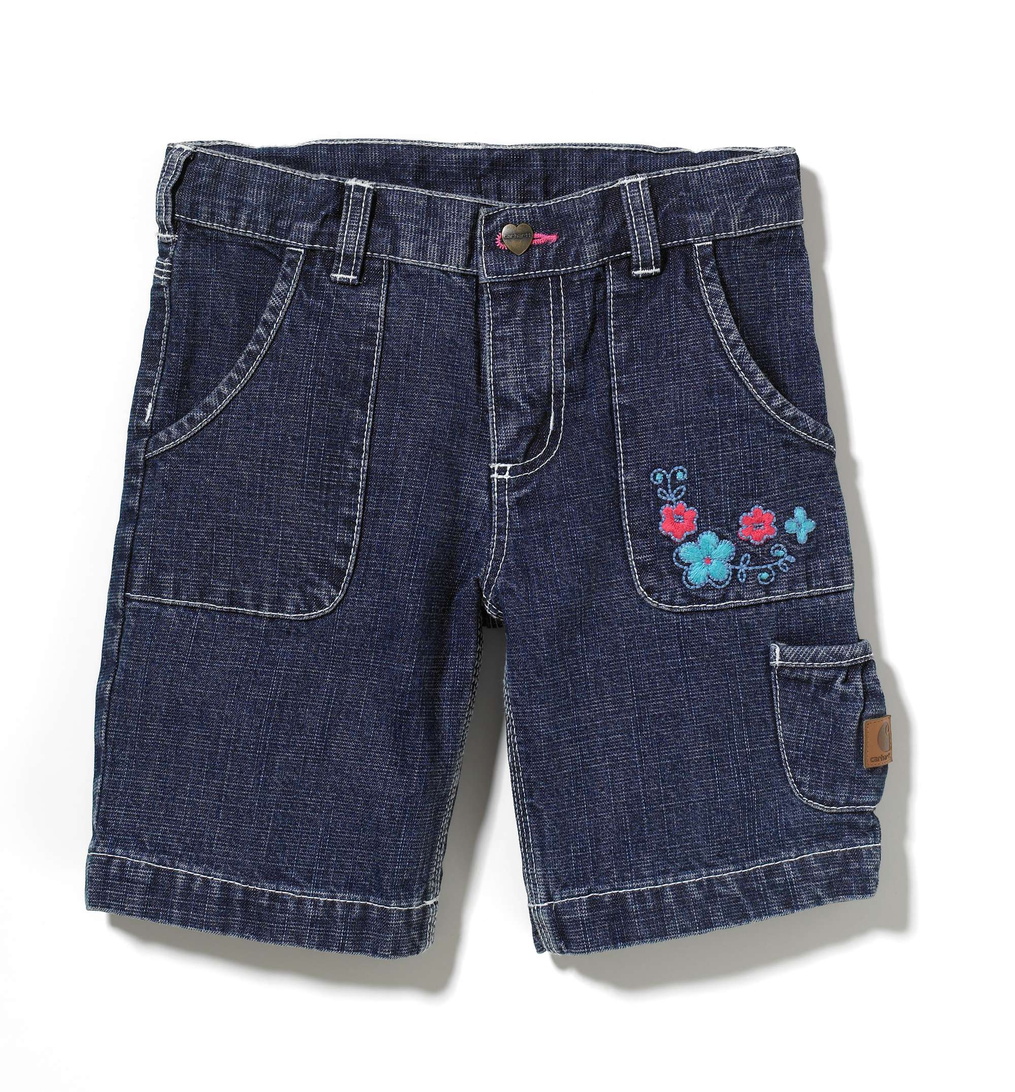 Girls Washed Bermuda Short