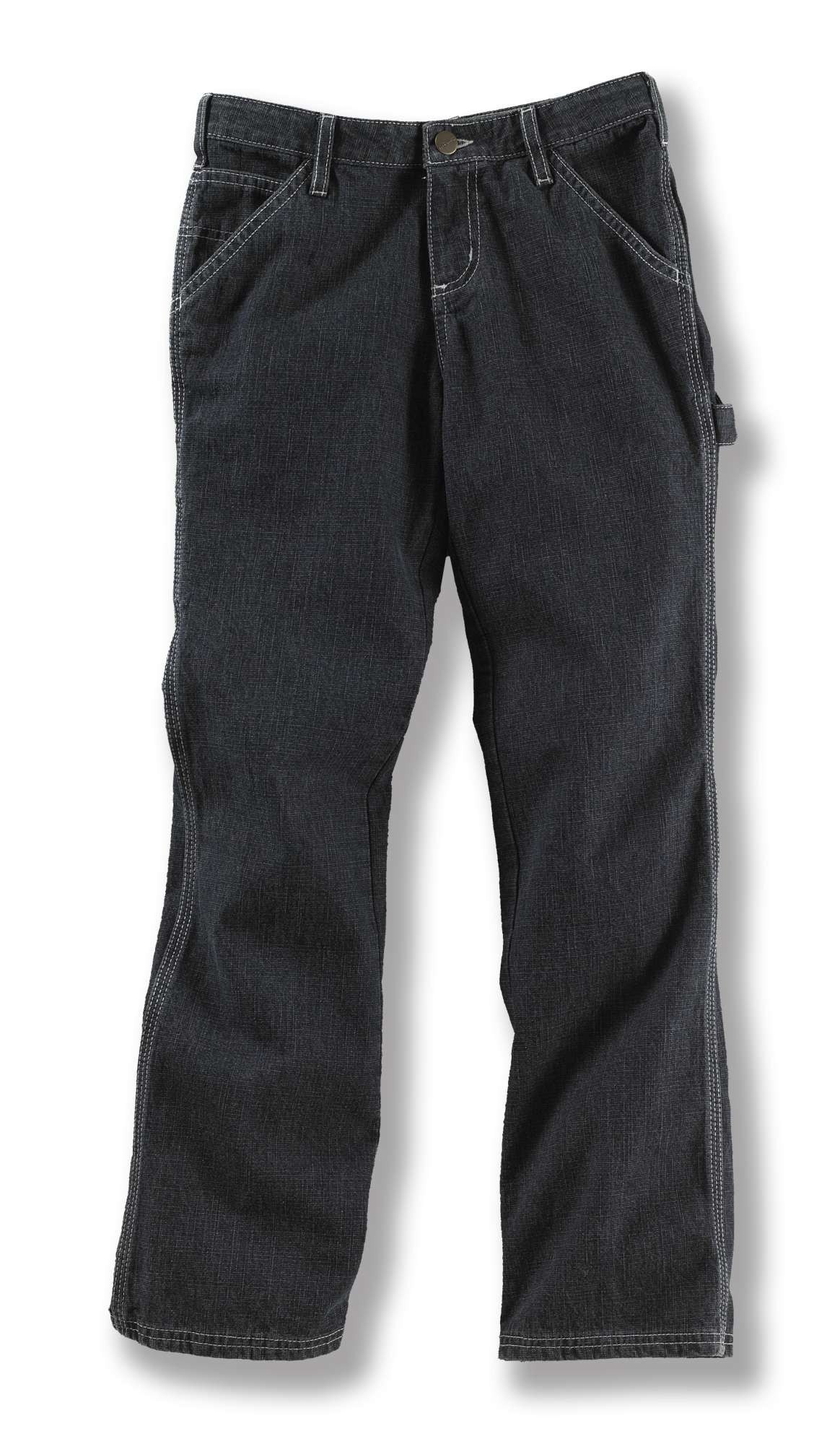Girls Washed Denim Dungaree Pant