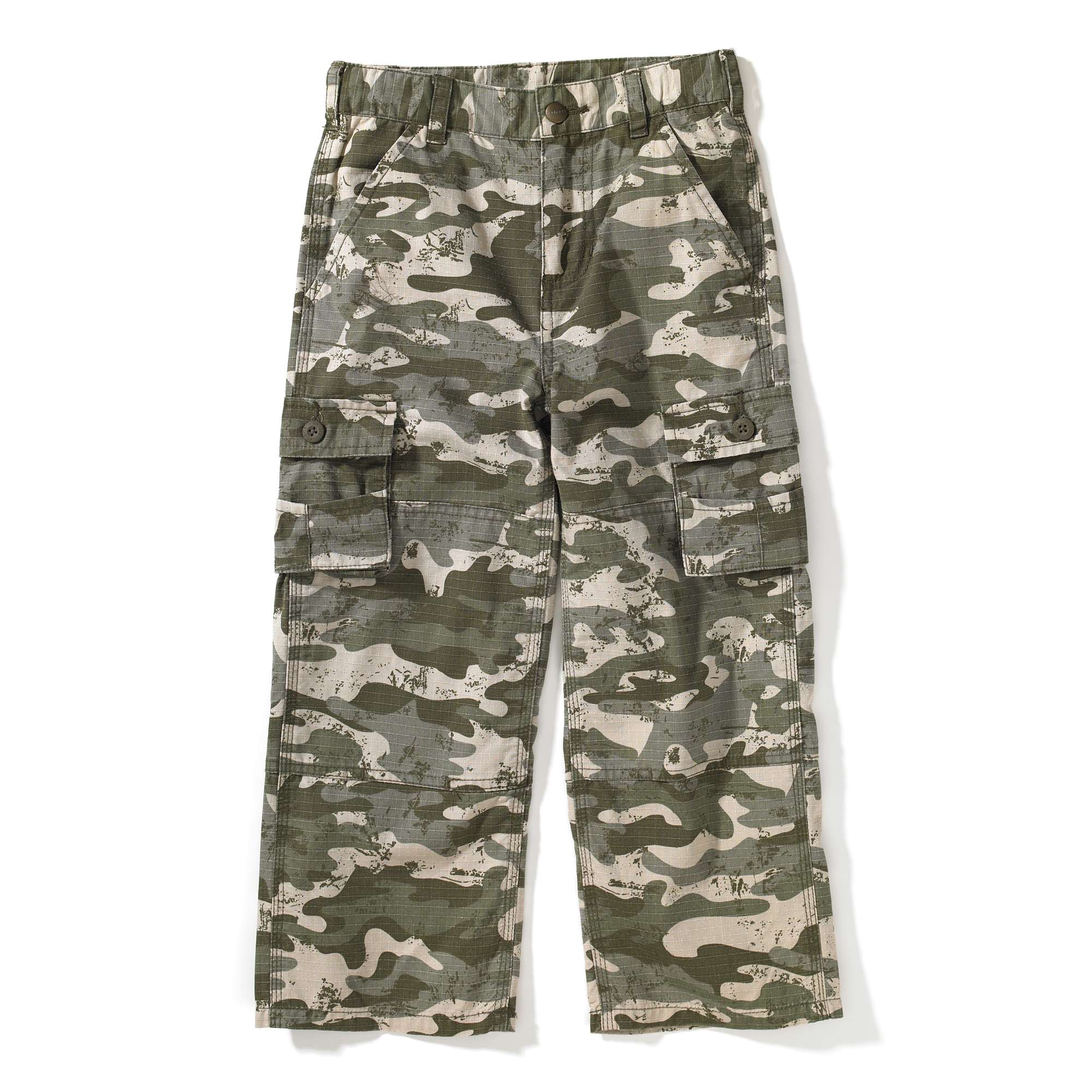 Boy's Washed Cargo Pocket Pant