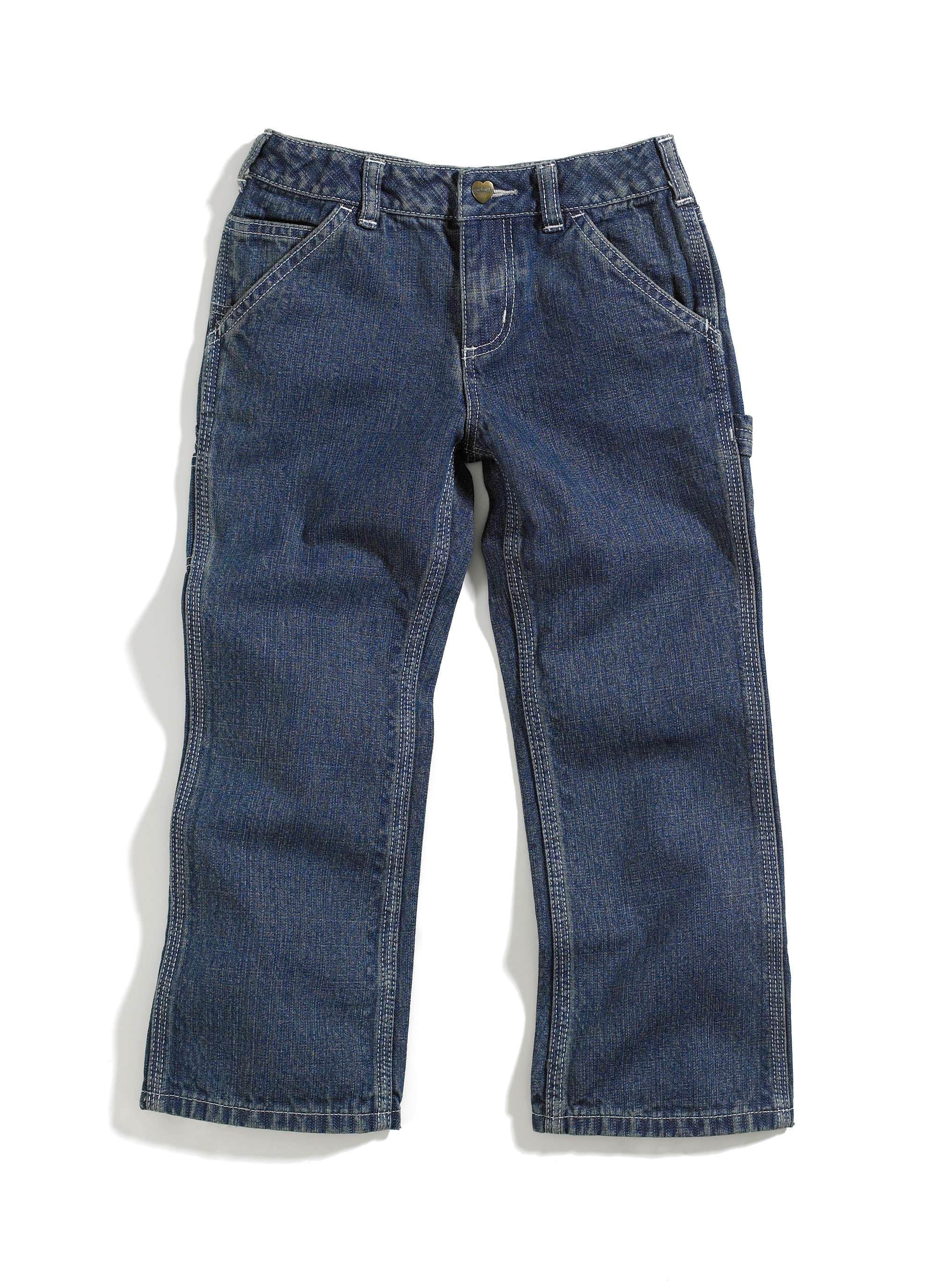 Girls Washed Denim Dungaree Pant