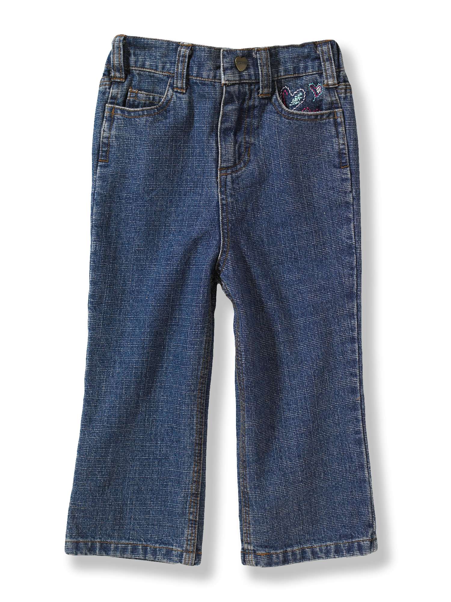 Infant Girls Washed 5-Pocket Denim Jean