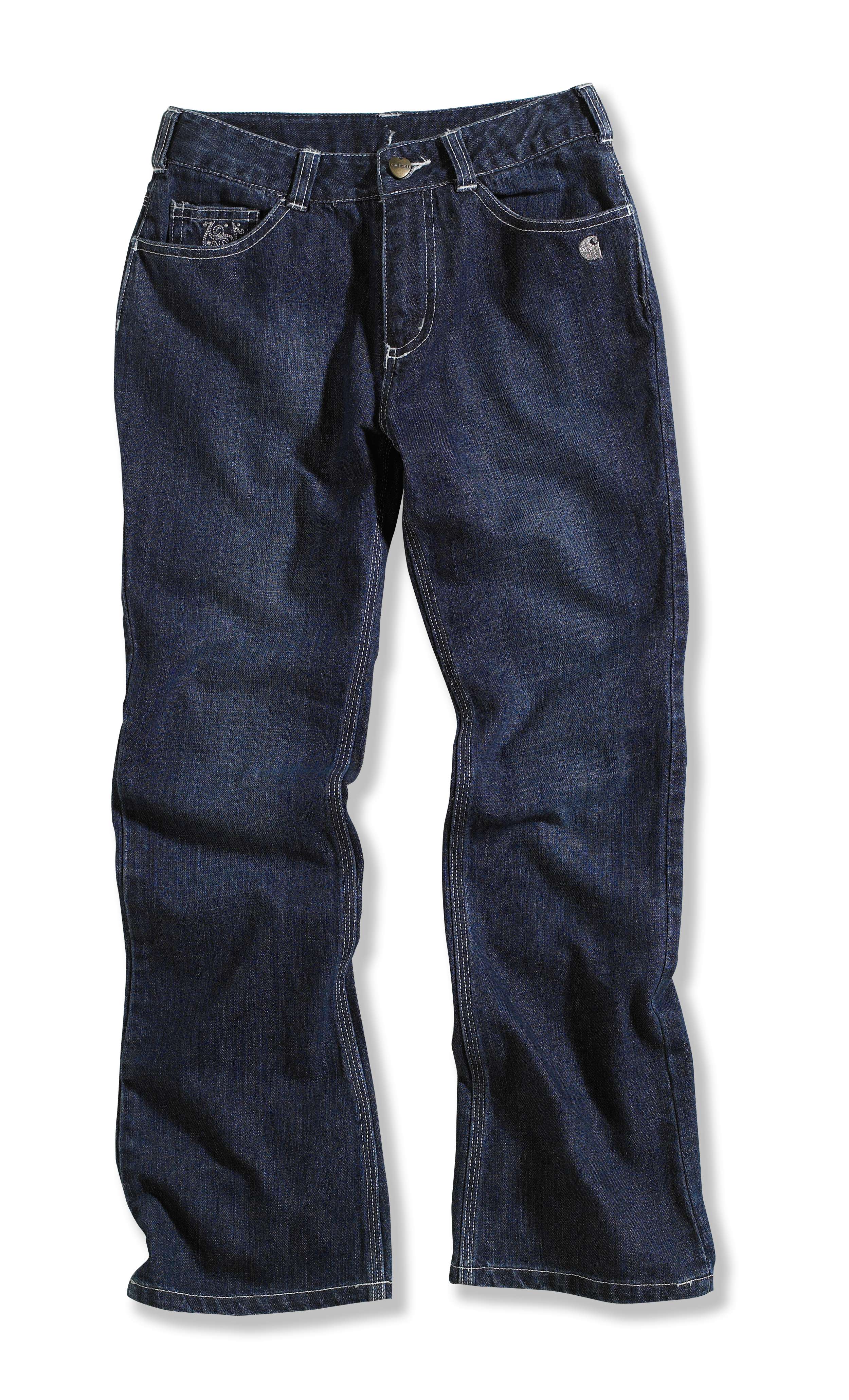 Girl�s Washed 5-Pocket Denim Jean