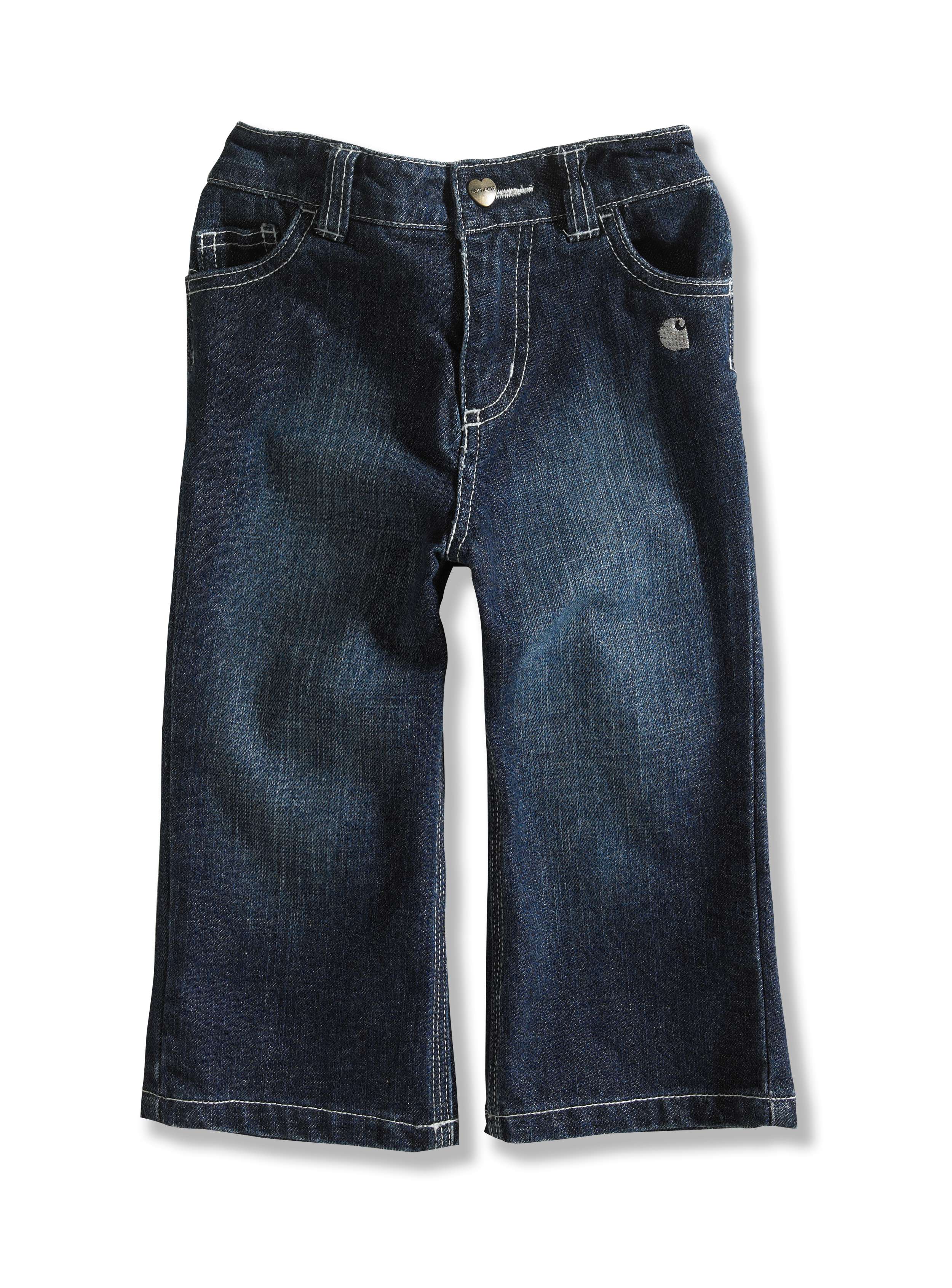Infant/Toddler Girl�s Washed 5-Pocket Denim Jean