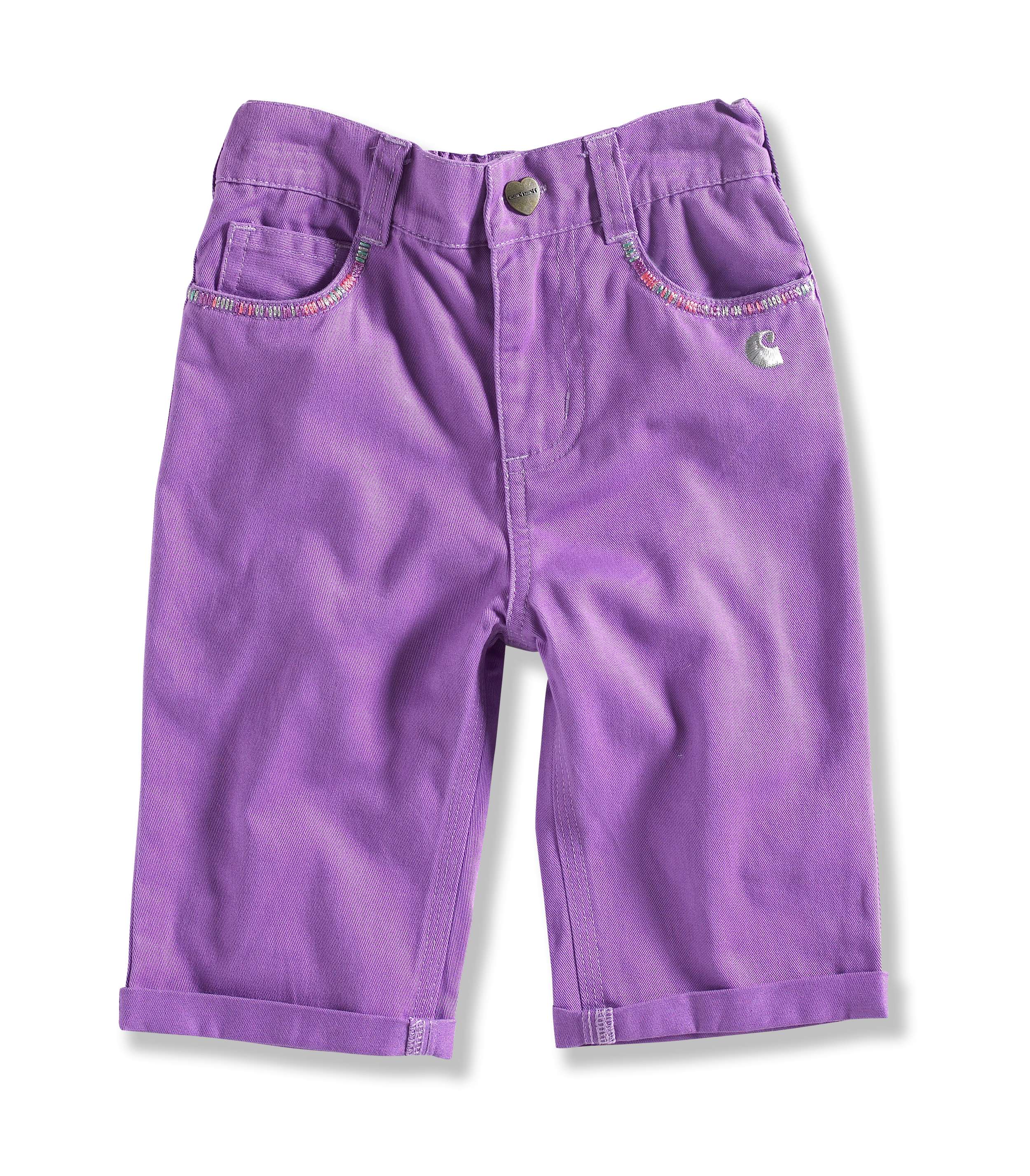 INFANT GIRL'S ROLL UP CROP PANT