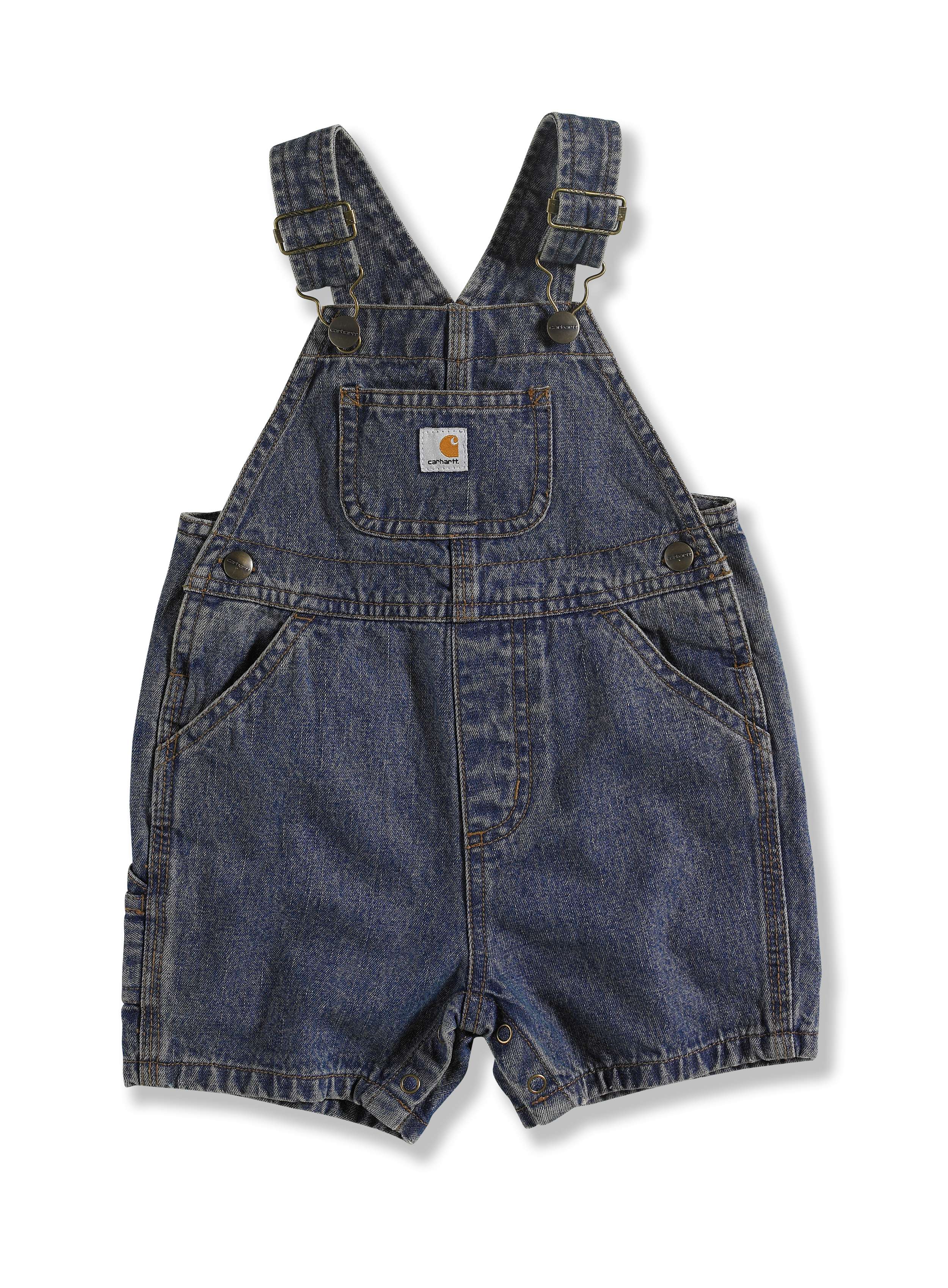 INFANT BOY'S DENIM SHORTALL