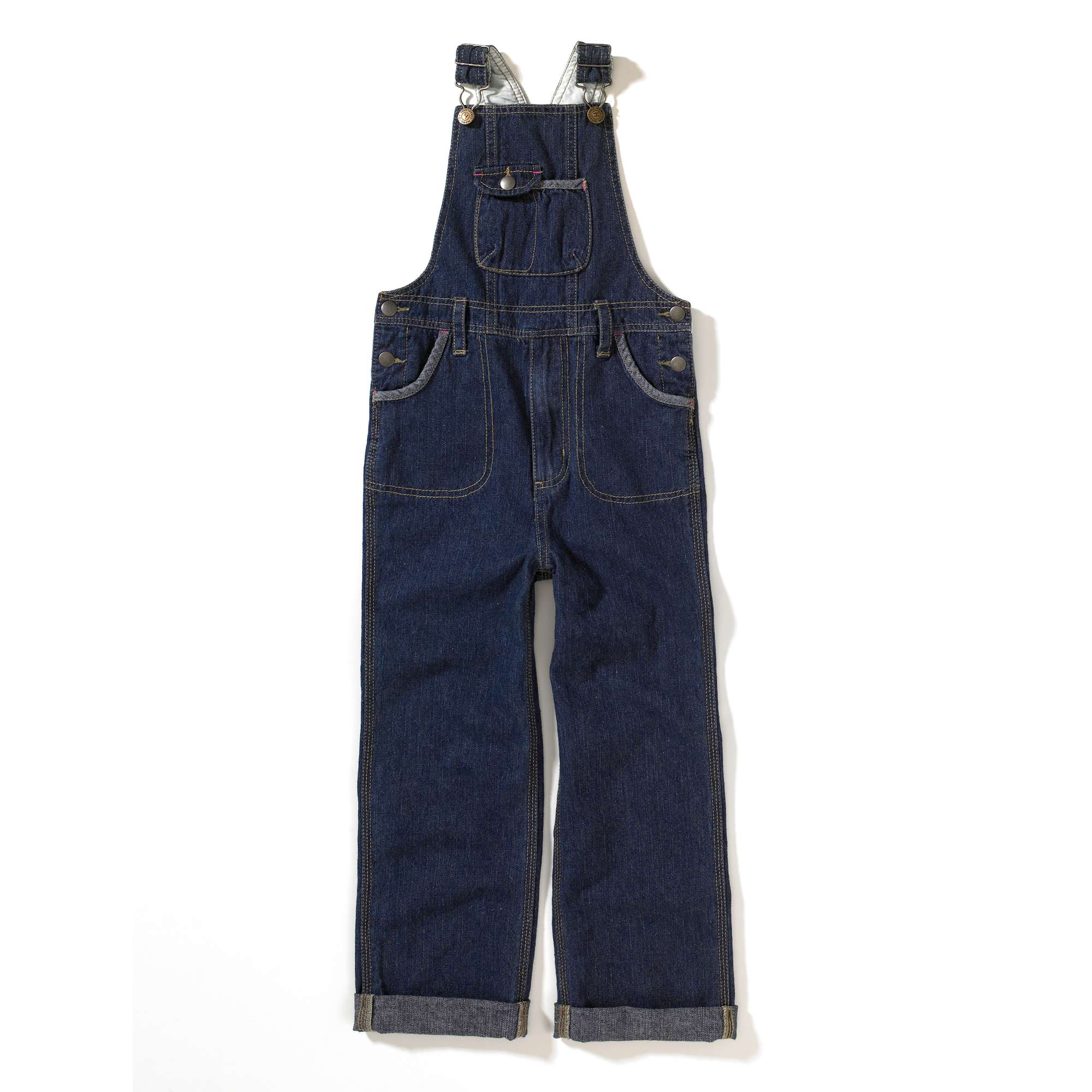 Girl's Washed-Denim Overall