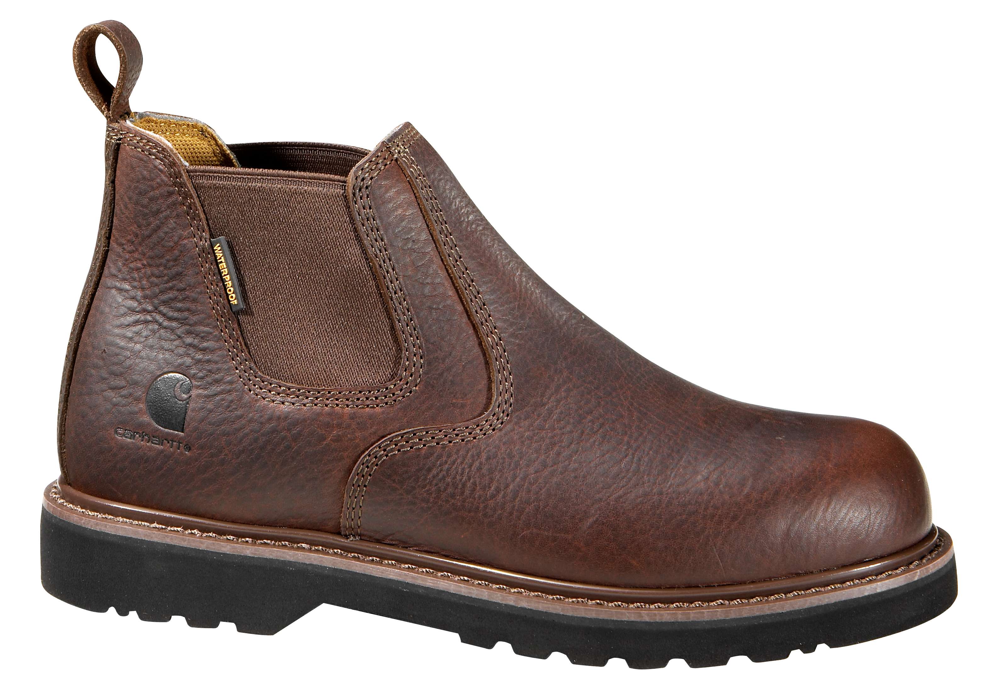 4-Inch Steel Toe Slip On Boot
