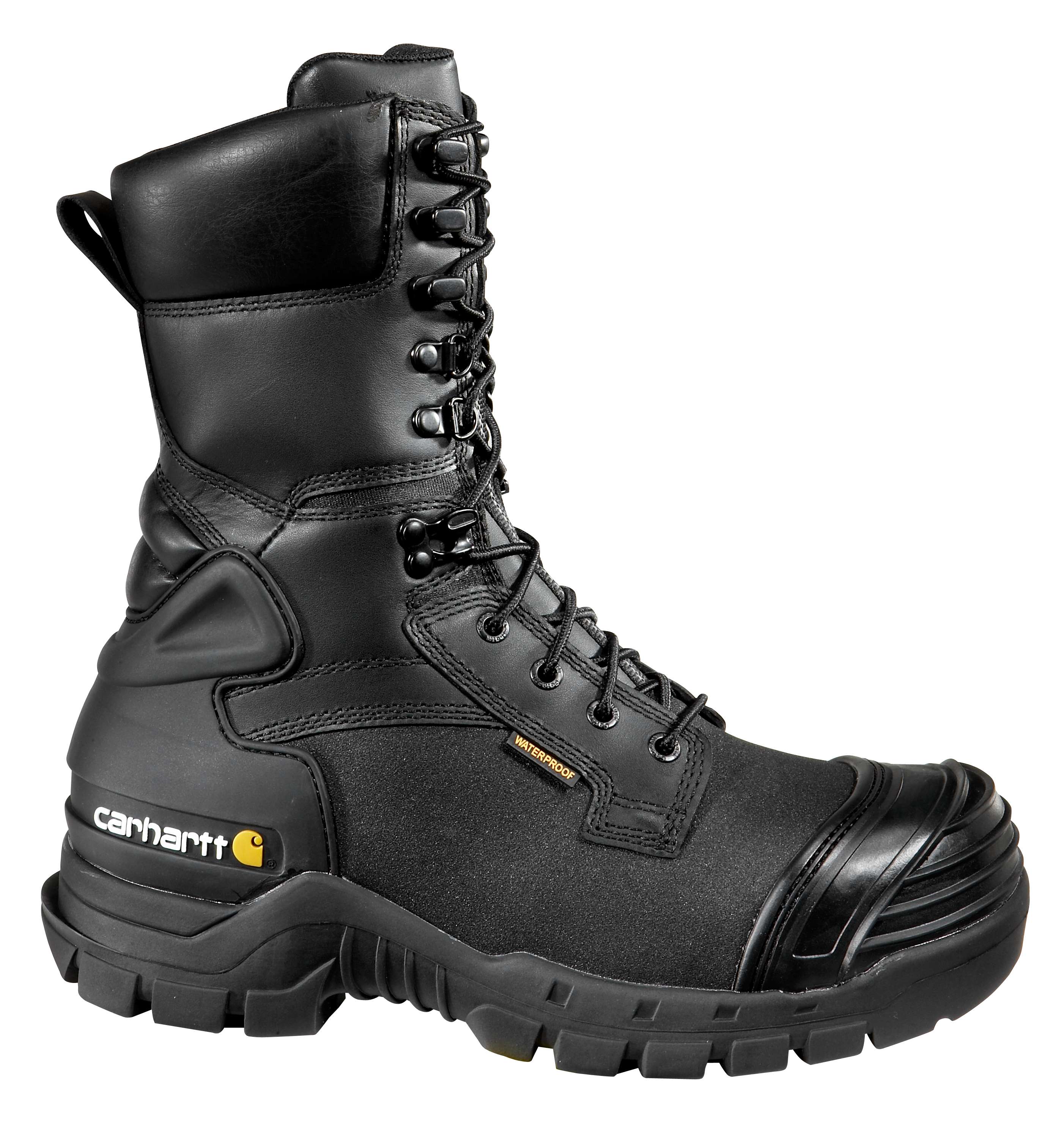 Men�s 10-Inch Insulated Black Mine Boot/Safety Toe