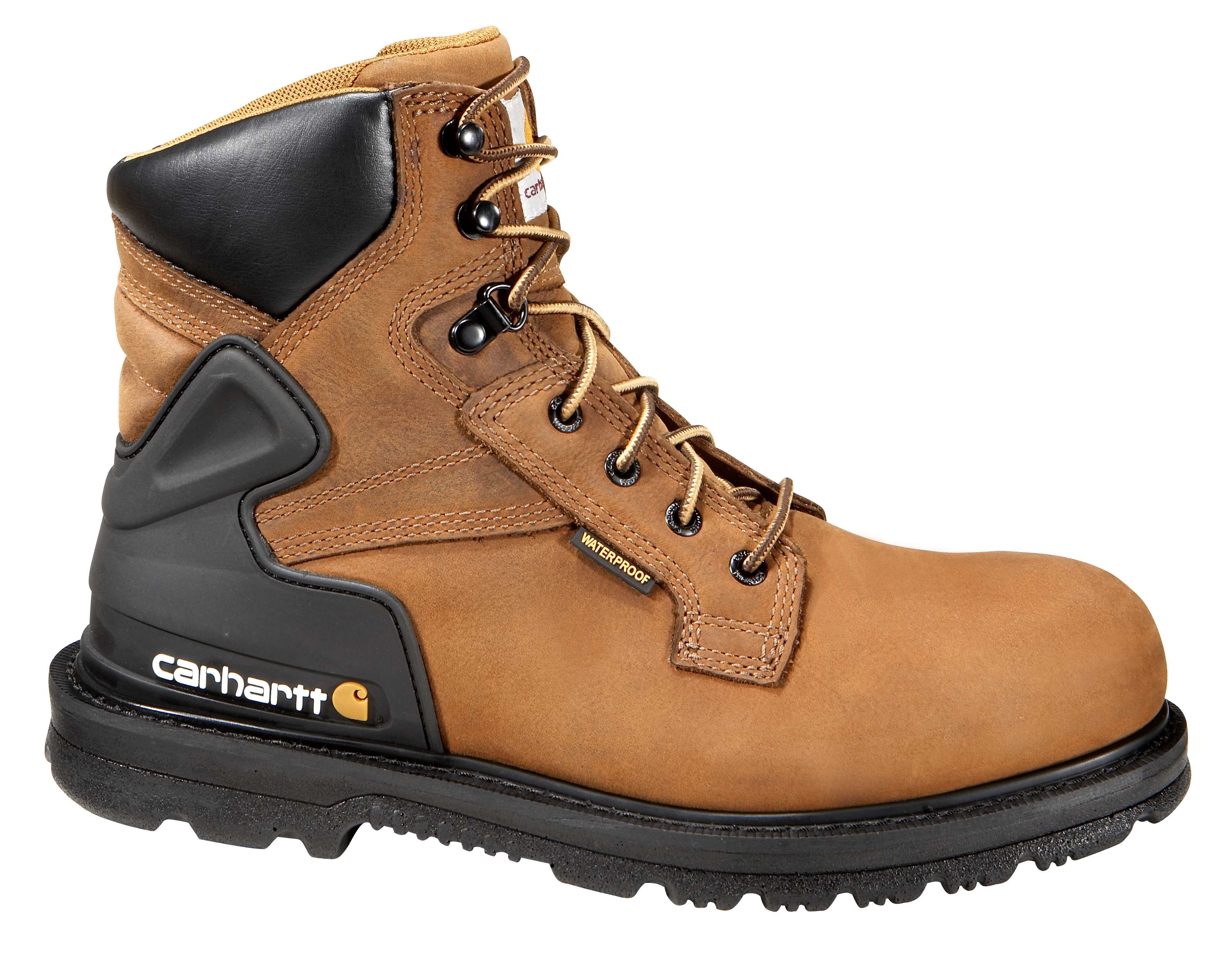 Men's 6-Inch Bison Waterproof Work Boot/Safety Toe