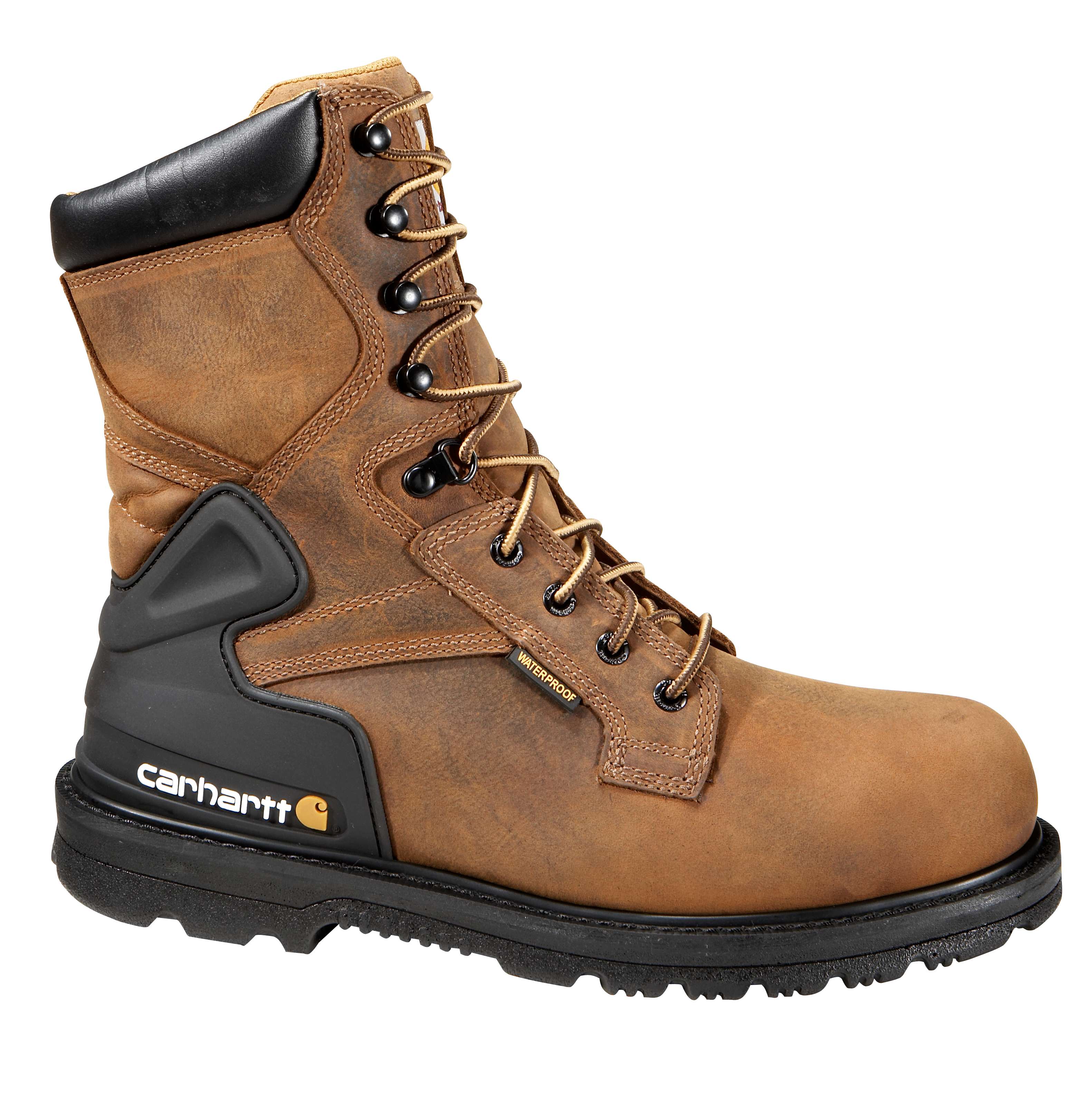 Men's 8-Inch Bison Waterproof Work Boot/Non-Safety