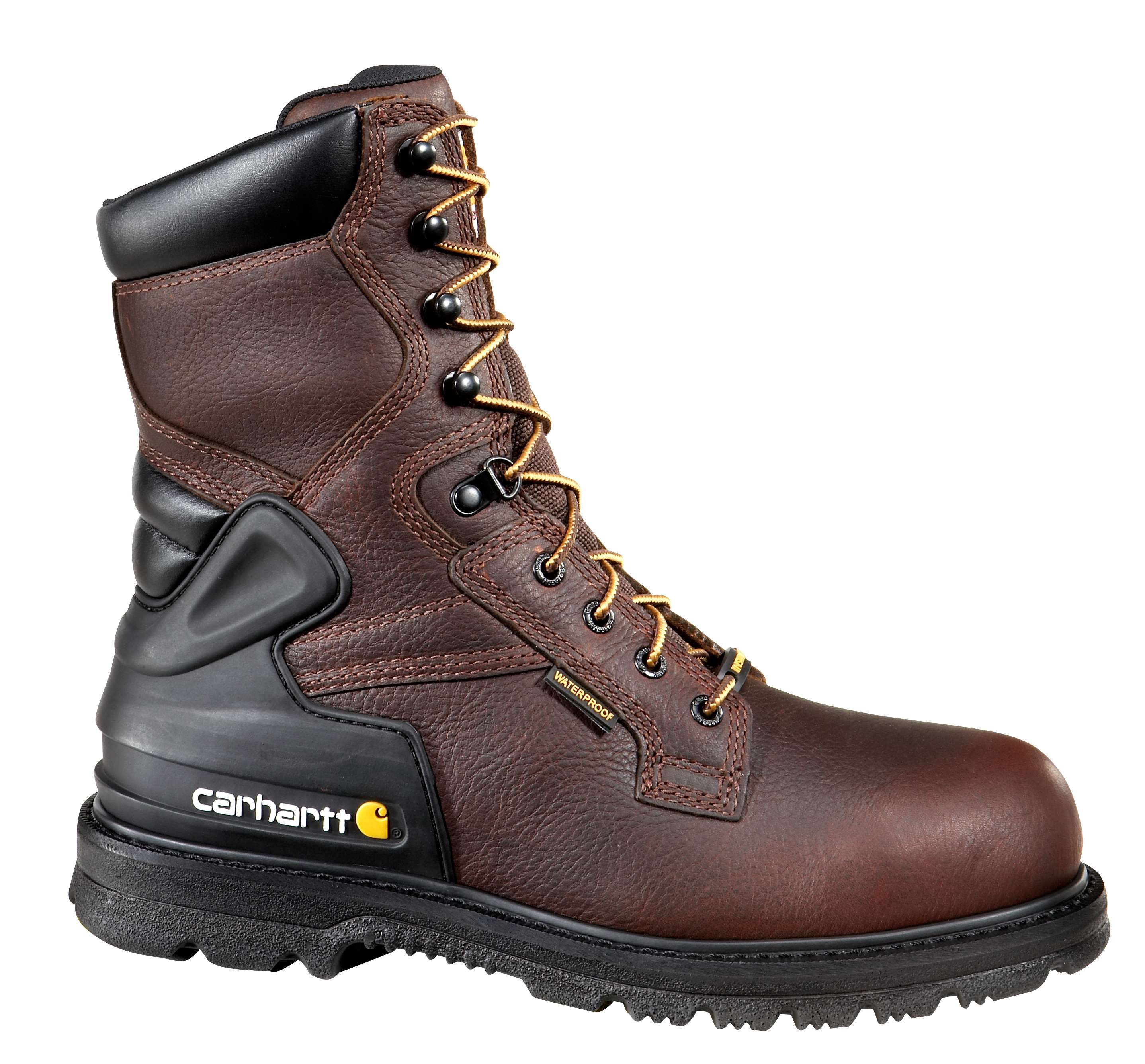 Men�s 8-Inch Insulated Pebbled-Brown Work Boot/Safety Toe