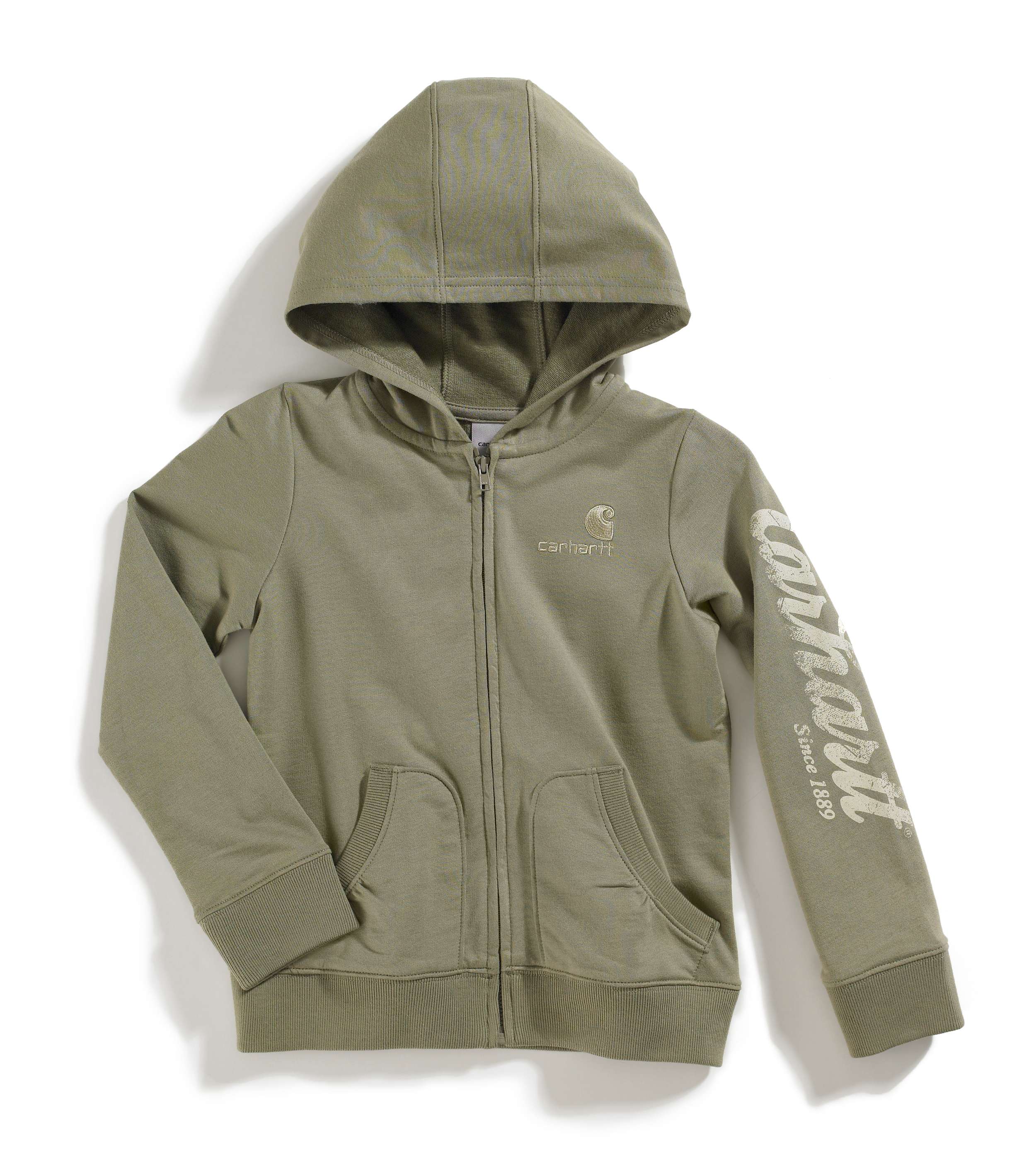 Girls Cozy Zip Front Sweatshirt