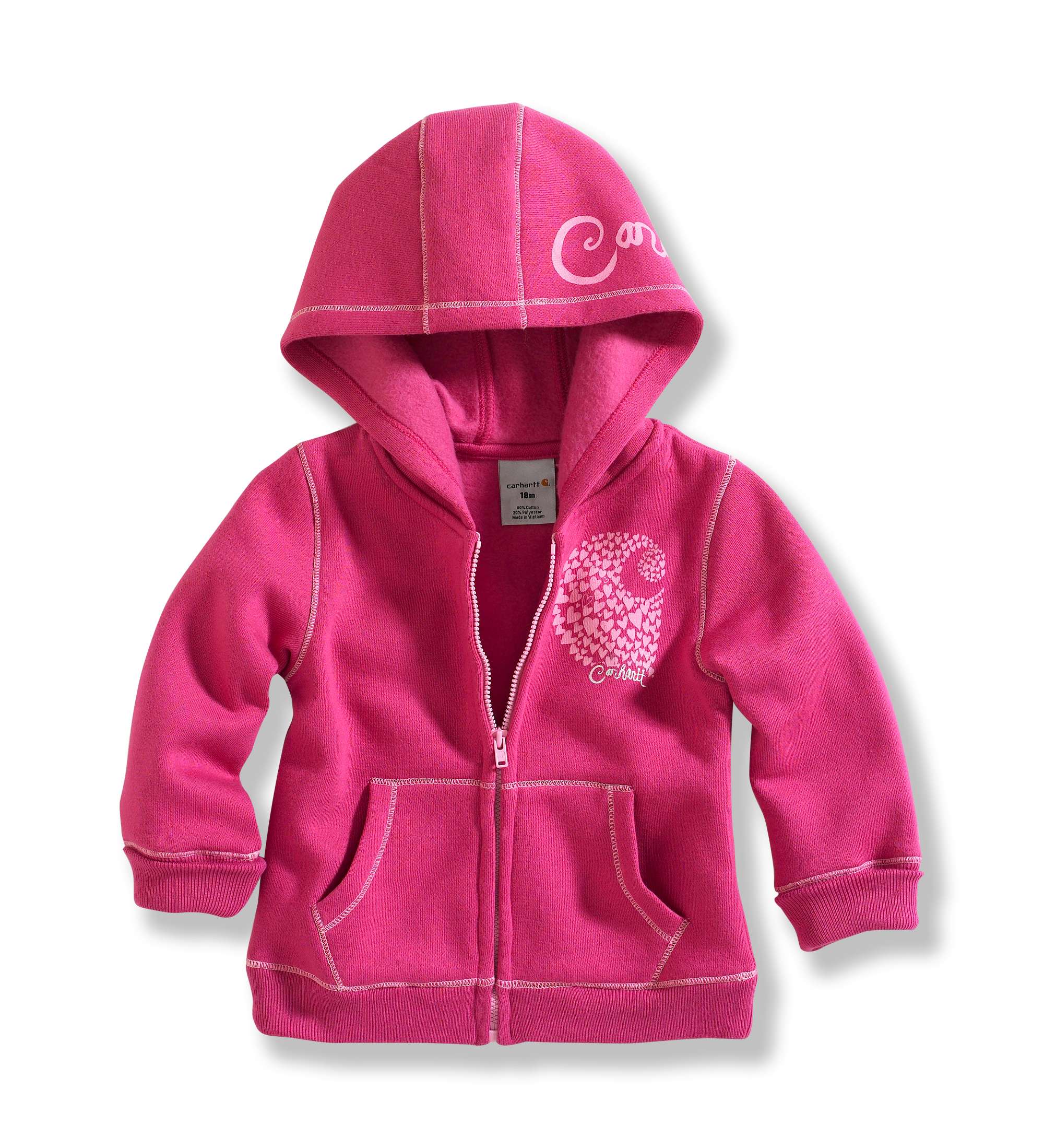 Infant/Toddler Girl�s Cozy Zip-Front Jacket