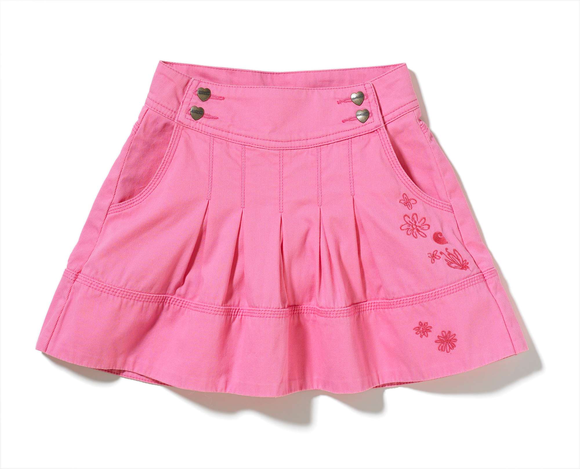 Girls Washed Bedford Cord Skort