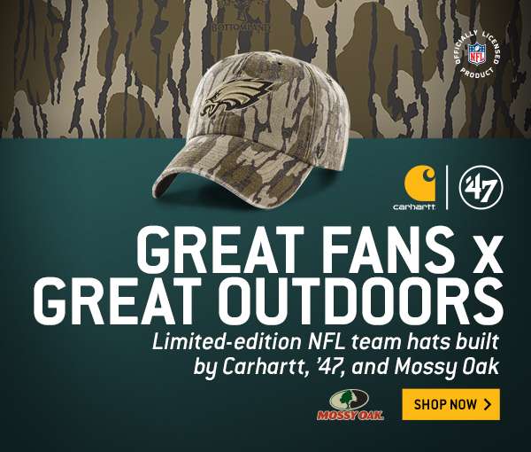 Men's Carhartt x '47 Camo Green Bay Packers Mossy Oak Bottomland MVP  Adjustable Hat