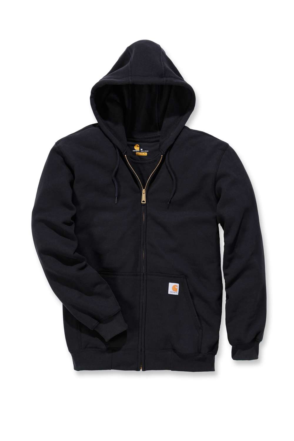 K122:MIDWEIGHT HOODED ZIP FRONT SWEATSHIRT