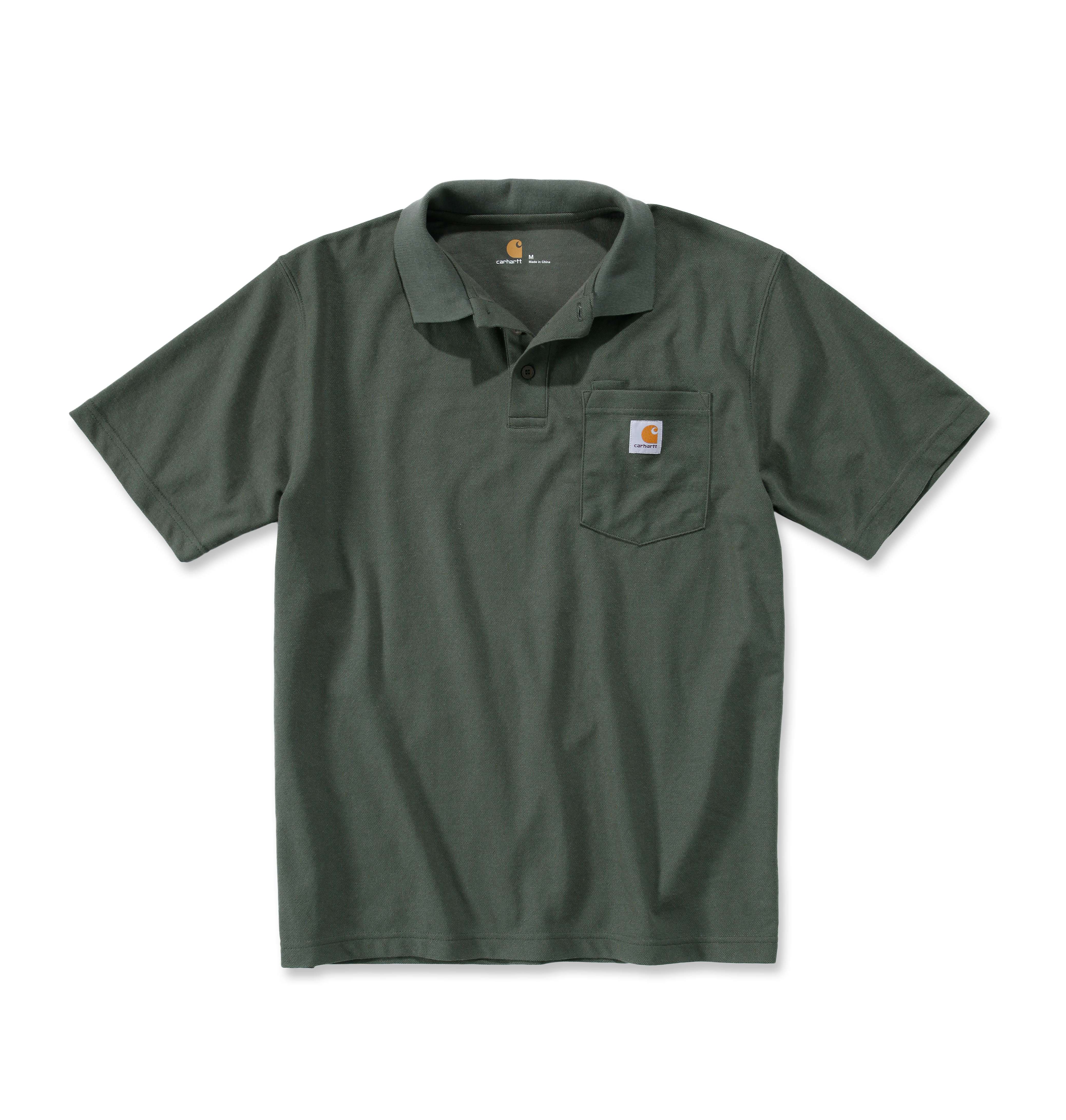 K570: CONTRACTOR'S WORK POCKET BLENDED-PIQUE POLO