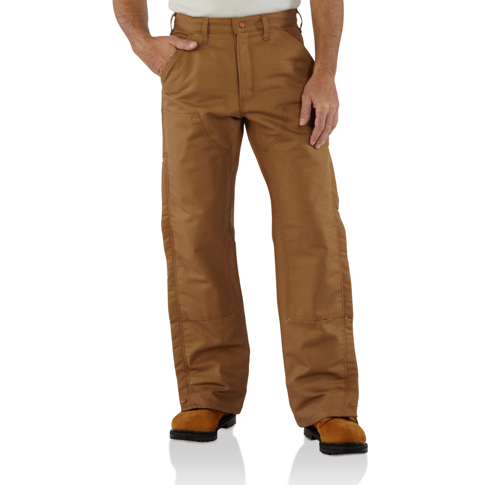 Men&rsquo;s  Flame-Resistant Midweight Canvas Waist Overall/Quilt-Lined