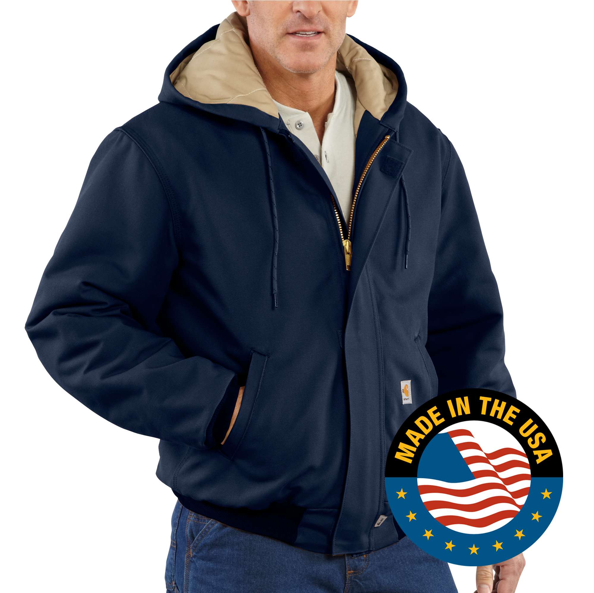 Men&rsquo;s  Flame-Resistant Duck Active Jac/Quilt-Lined