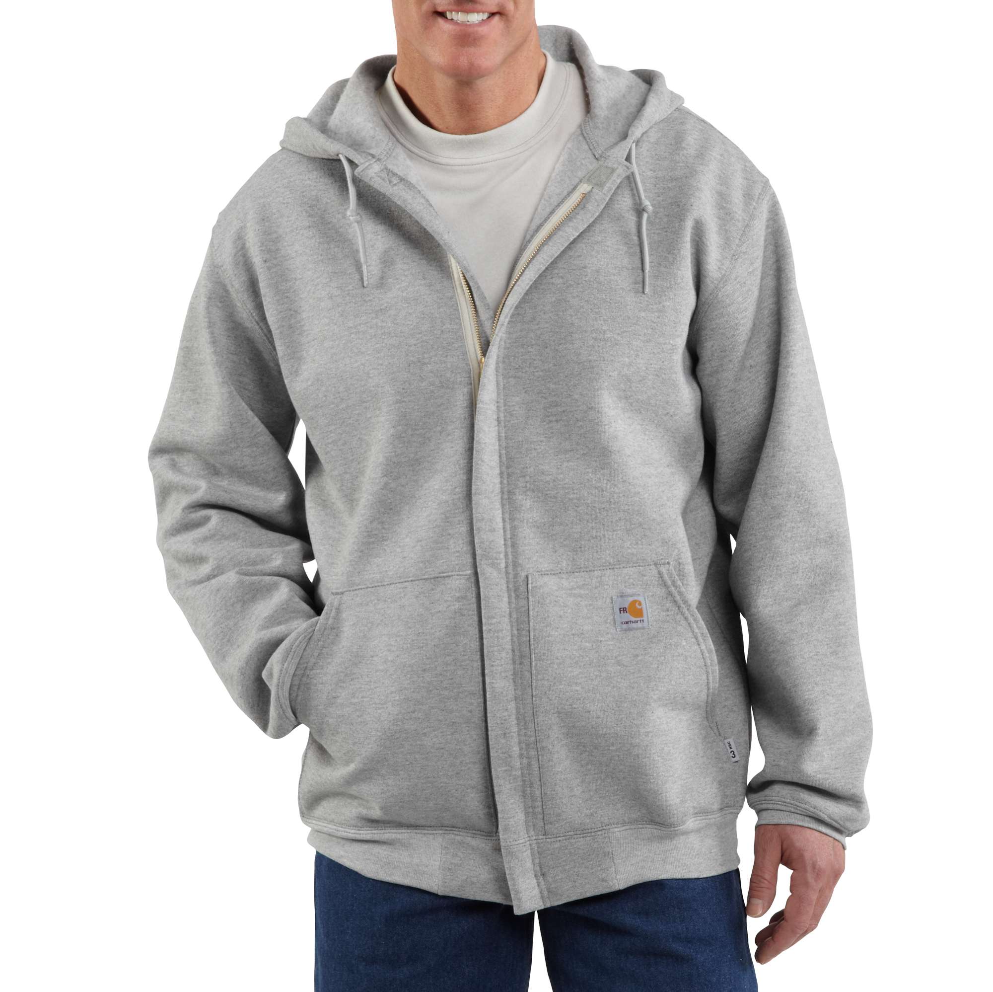Men's Flame-Resistant Heavyweight Zip-Front Hooded Sweatshirt