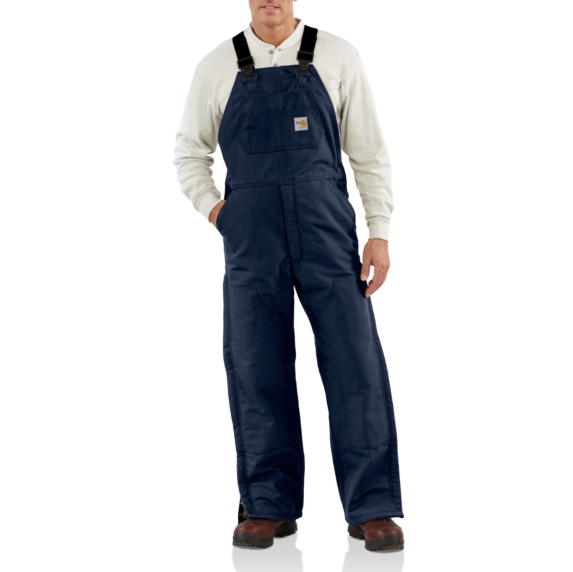 Men’s Flame-Resistant Duck Bib Overall/Quilt Lined