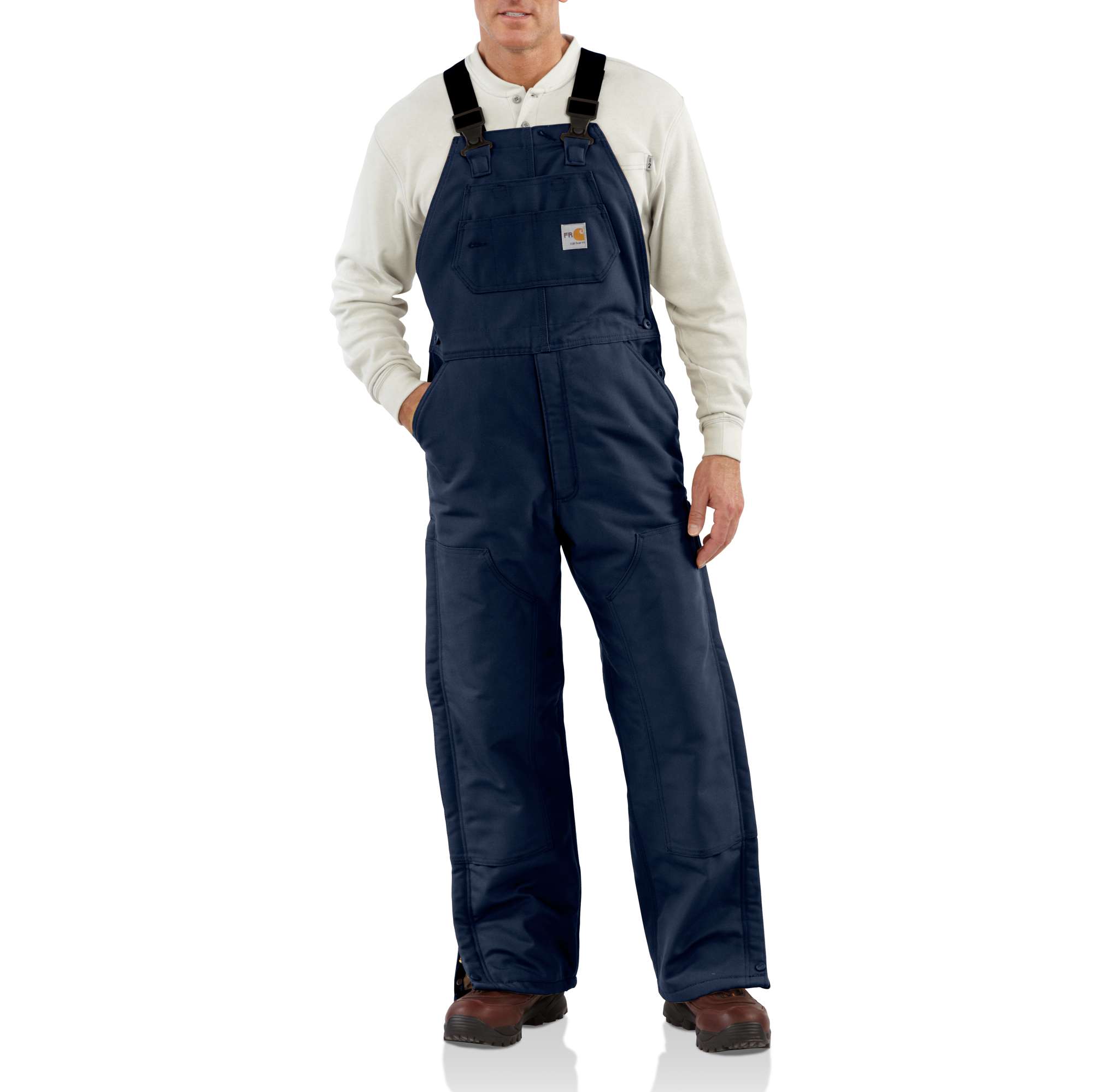Men&rsquo;s Flame-Resistant Duck Bib Overall/Quilt Lined