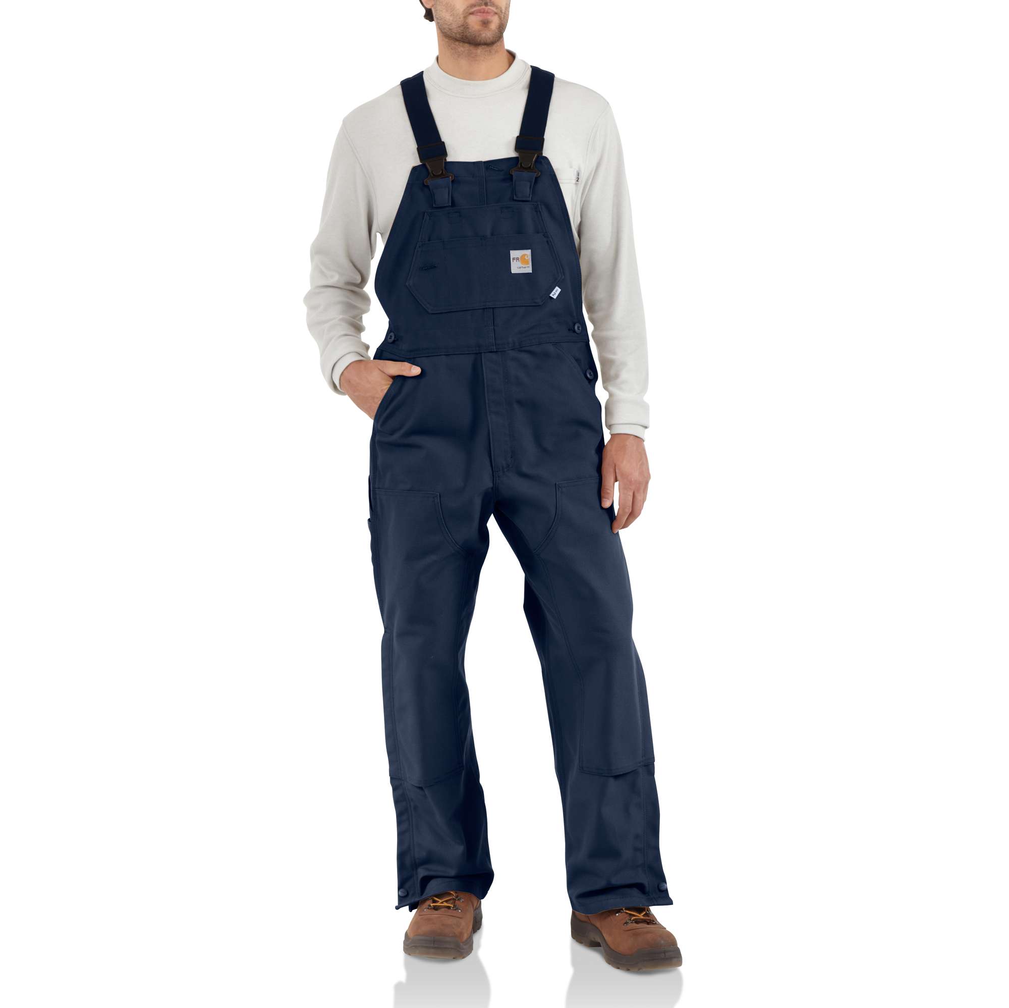 Flame-Resistant Duck Bib Overall/Unlined