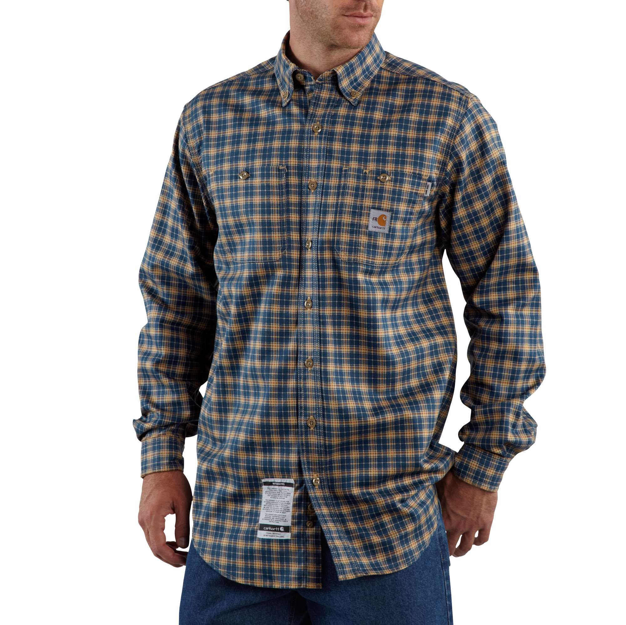 Men&rsquo;s Flame-Resistant Plaid Shirt