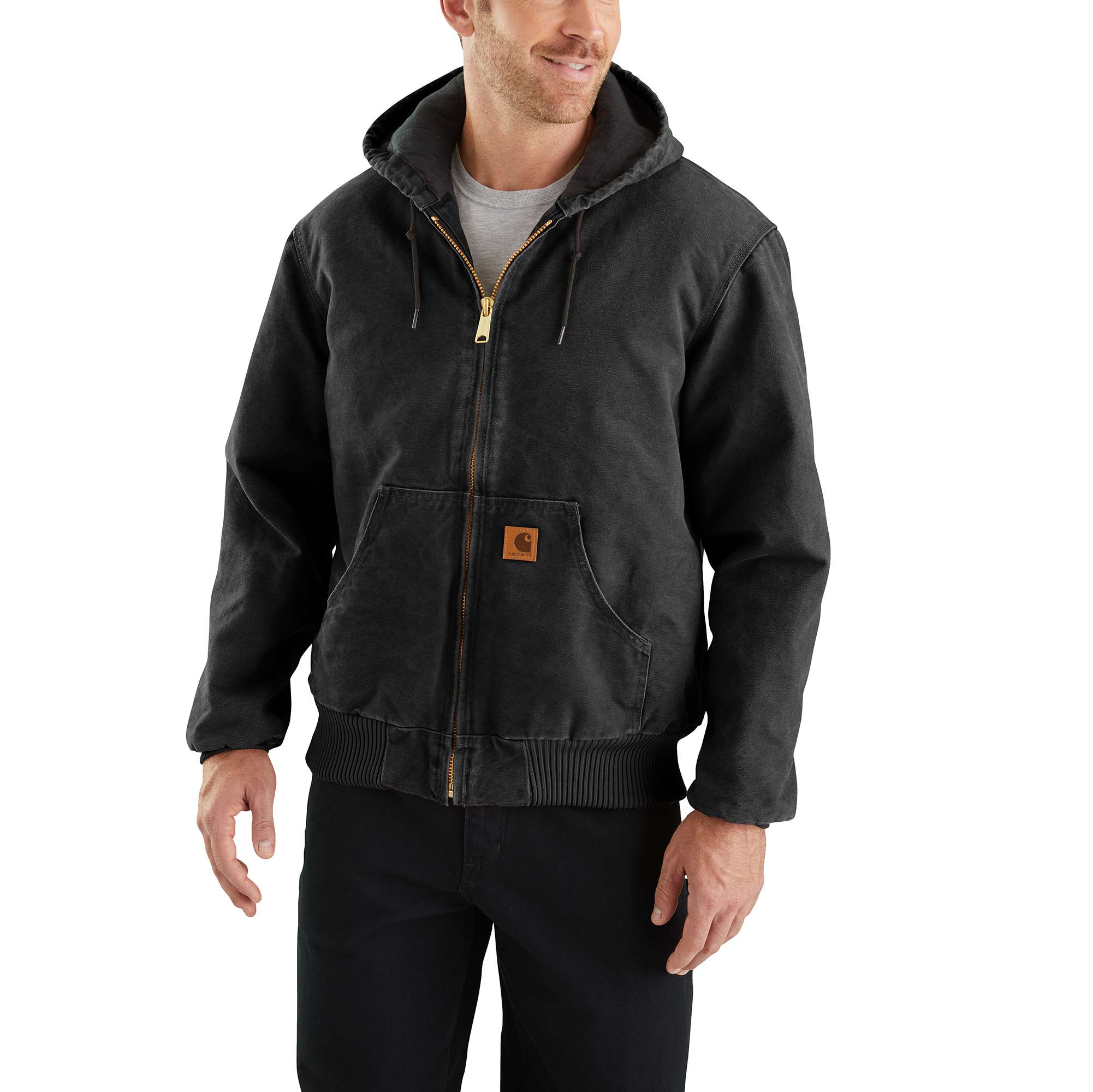 Carhartt Sandstone Active Jac / Quilted Flannel Lined