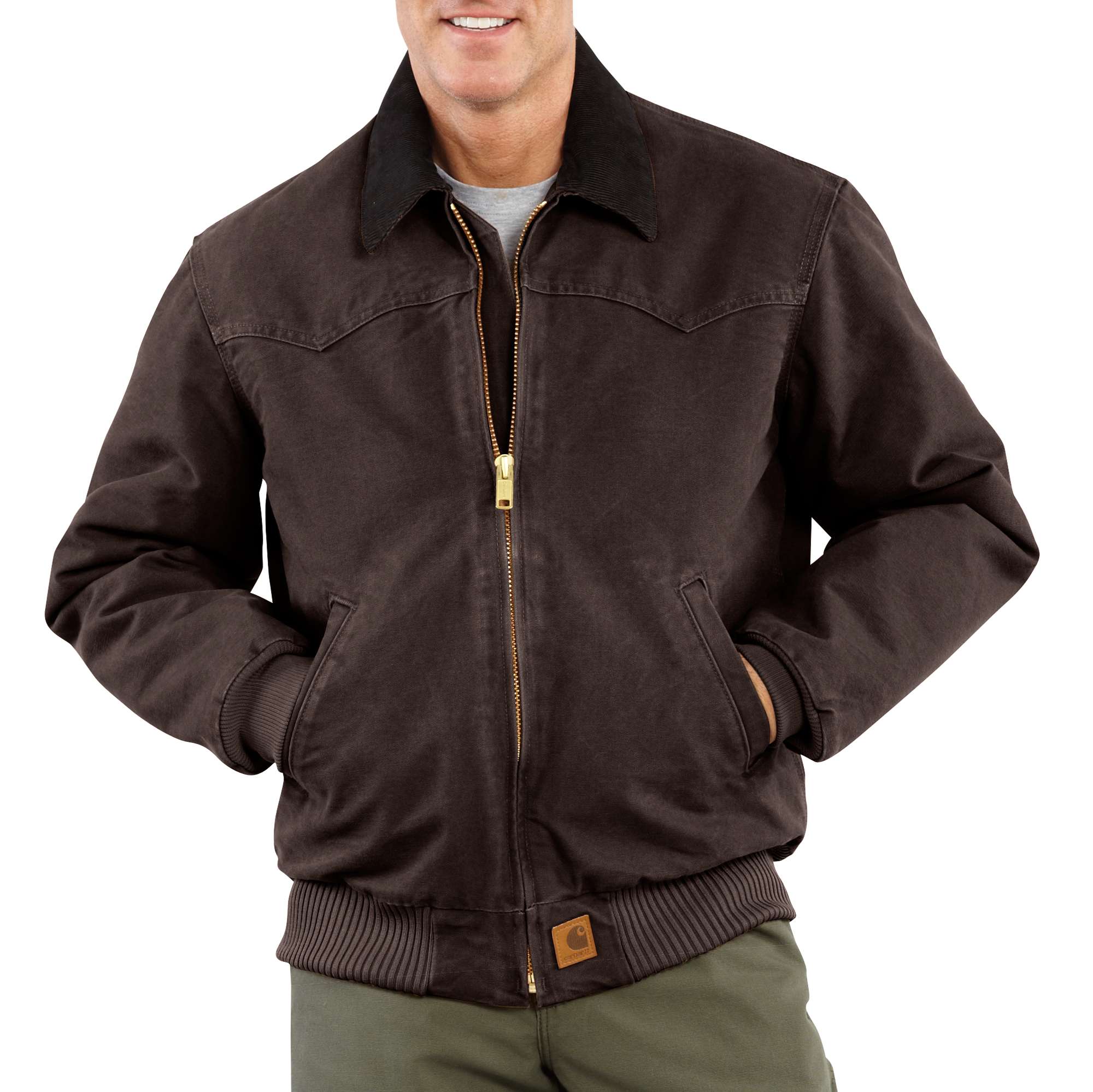 Men’s Sandstone Santa Fe Jacket/Quilted- Flannel Lined