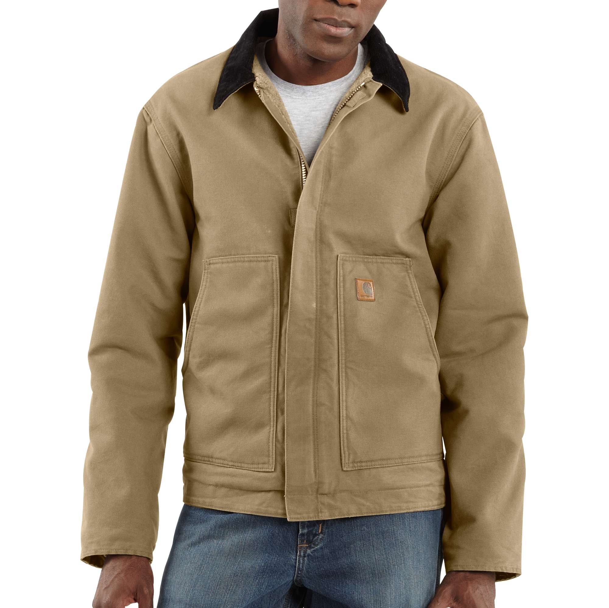 Men’s Sandstone Dearborn Jacket/Sherpa Lined